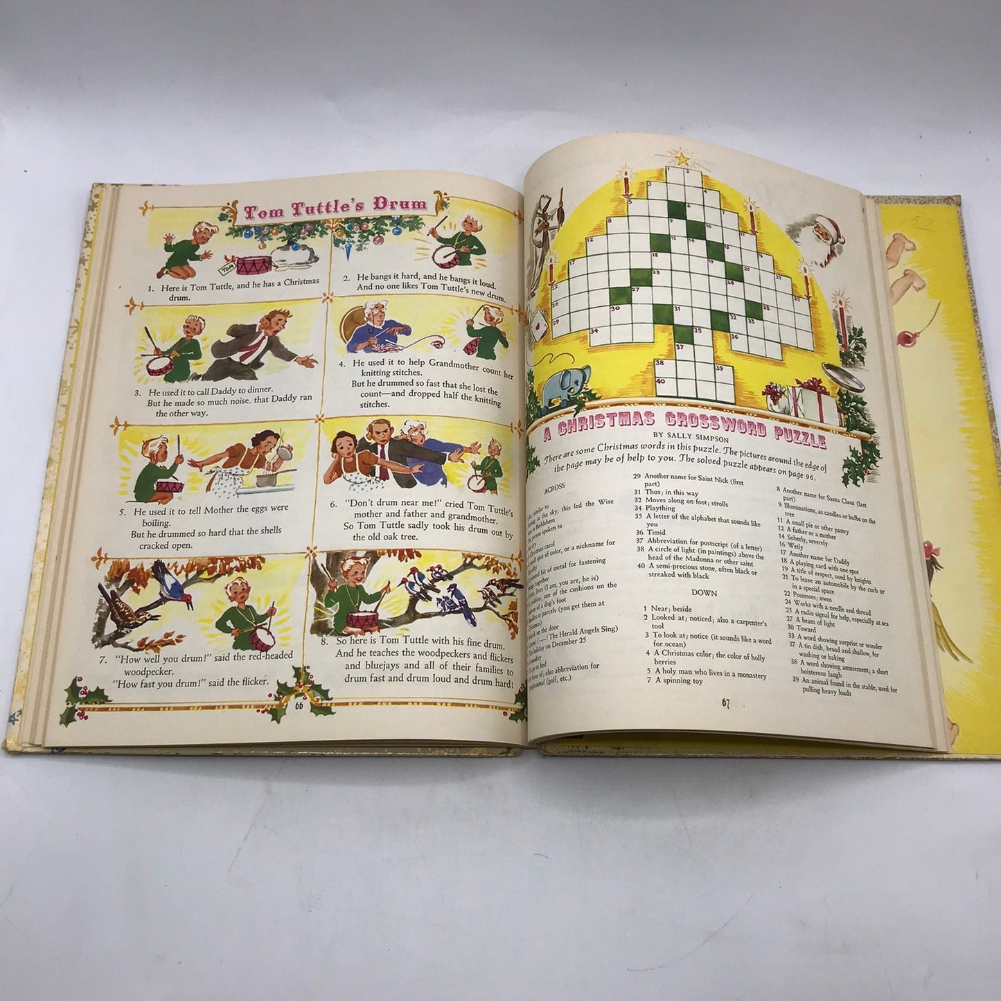 The Golden Christmas Gertrude Crampton Pop Up Tree Stories Songs Poems Riddles