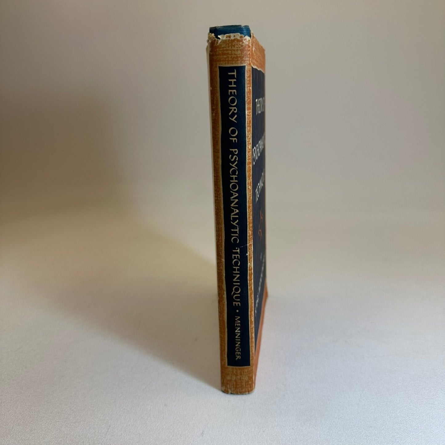 Theory of Psychoanalytic Technique Karl Menninger M.D. 1958 Psychoanalysis Basic