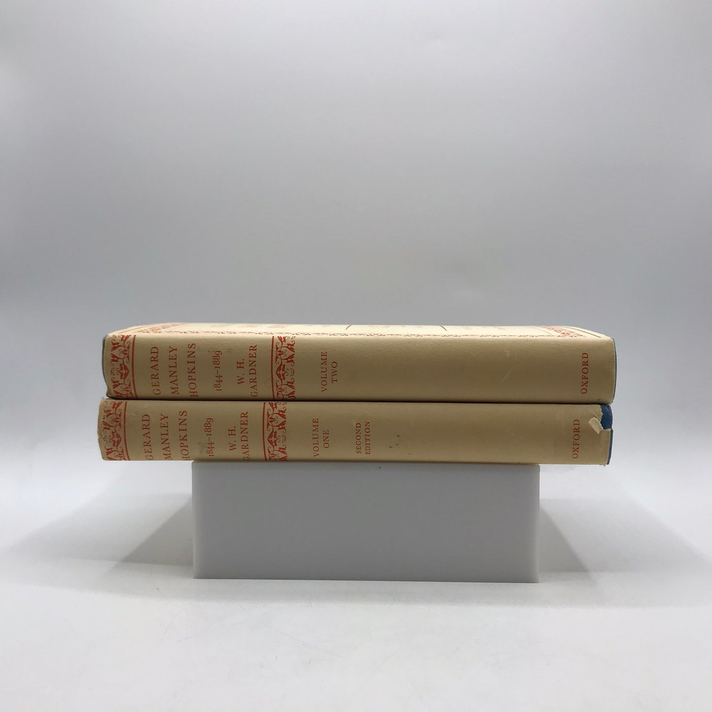 Gerard Manley Hopkins 1844-89 Vol 1 and 2 Study of Poetic Idiosyncrasy Tradition