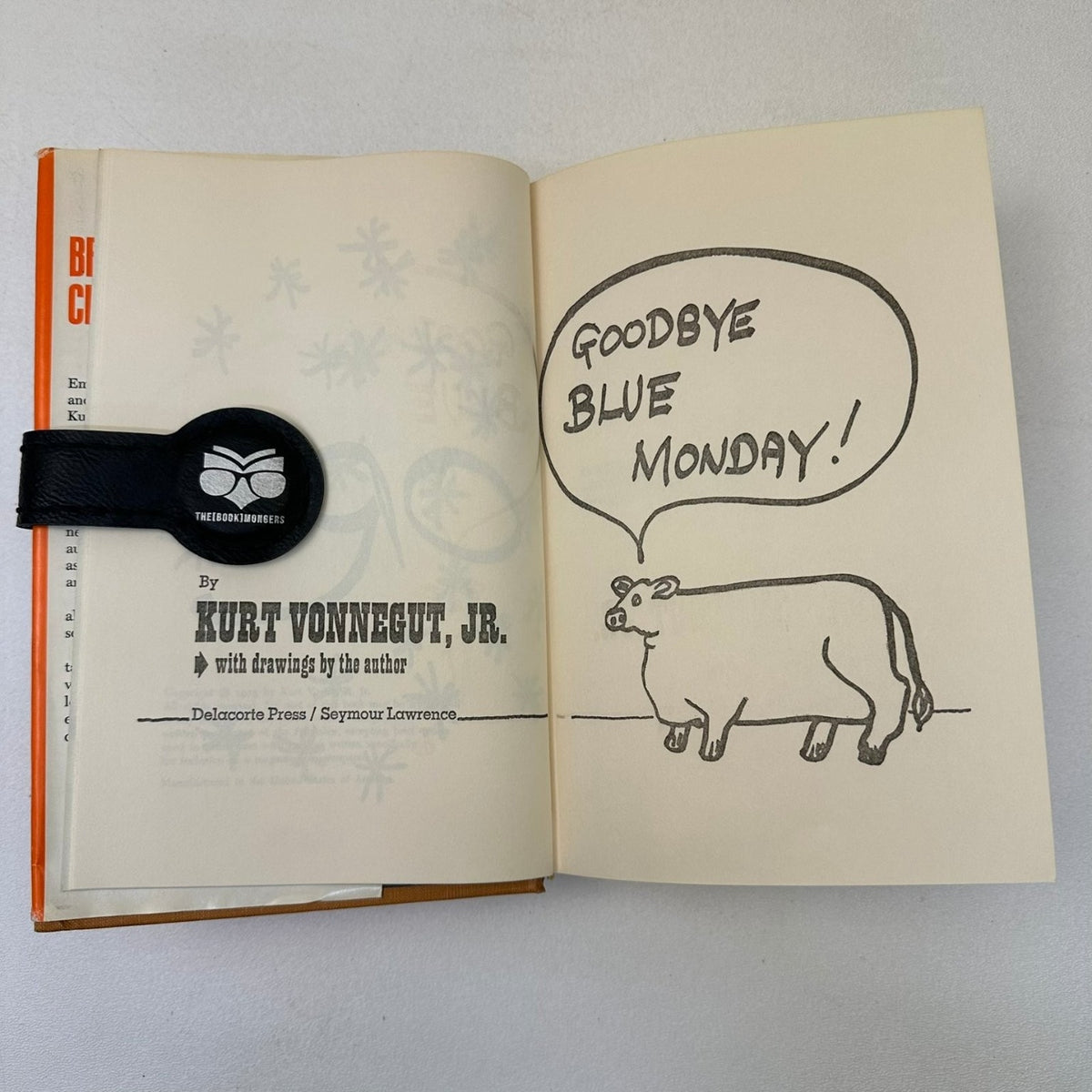 Breakfast of Champions Kurt Vonnegut Jr. 1973 Book Club Edition Novel Delacorte