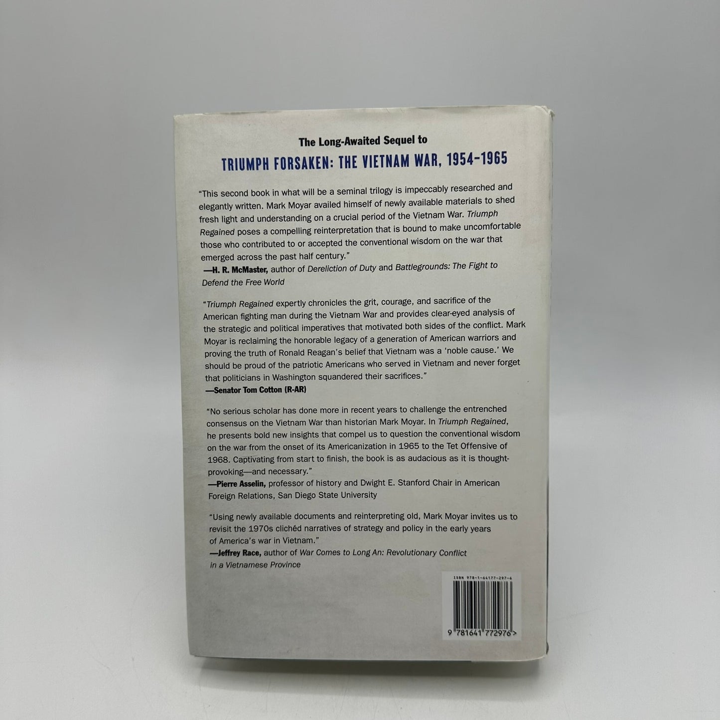 Triumph Regained The Vietnam War 1965-1968 Mark Moyar Military History Politics