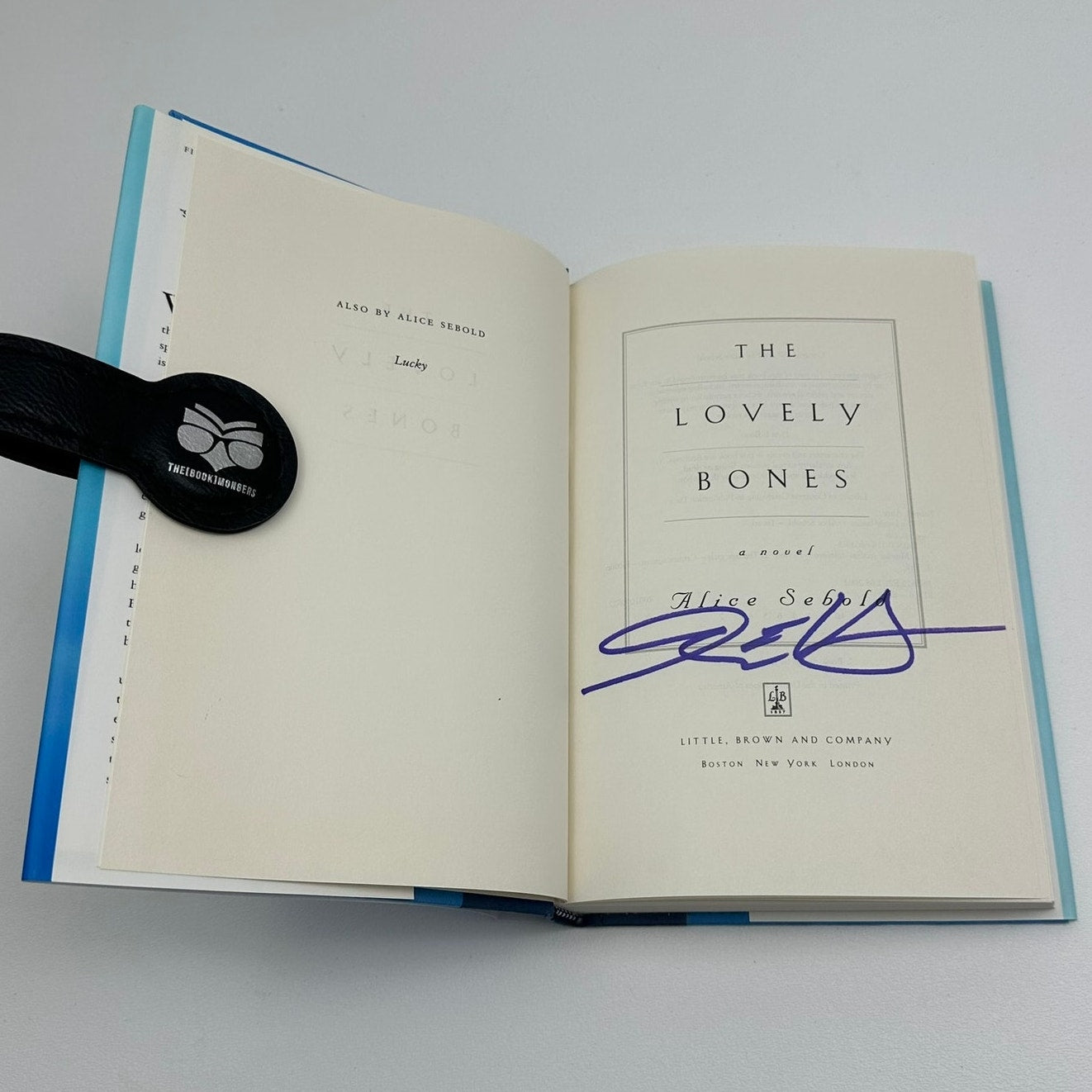 The Lovely Bones Alice Sebold SIGNED Domestic Mystery Thriller Crime Adult Novel