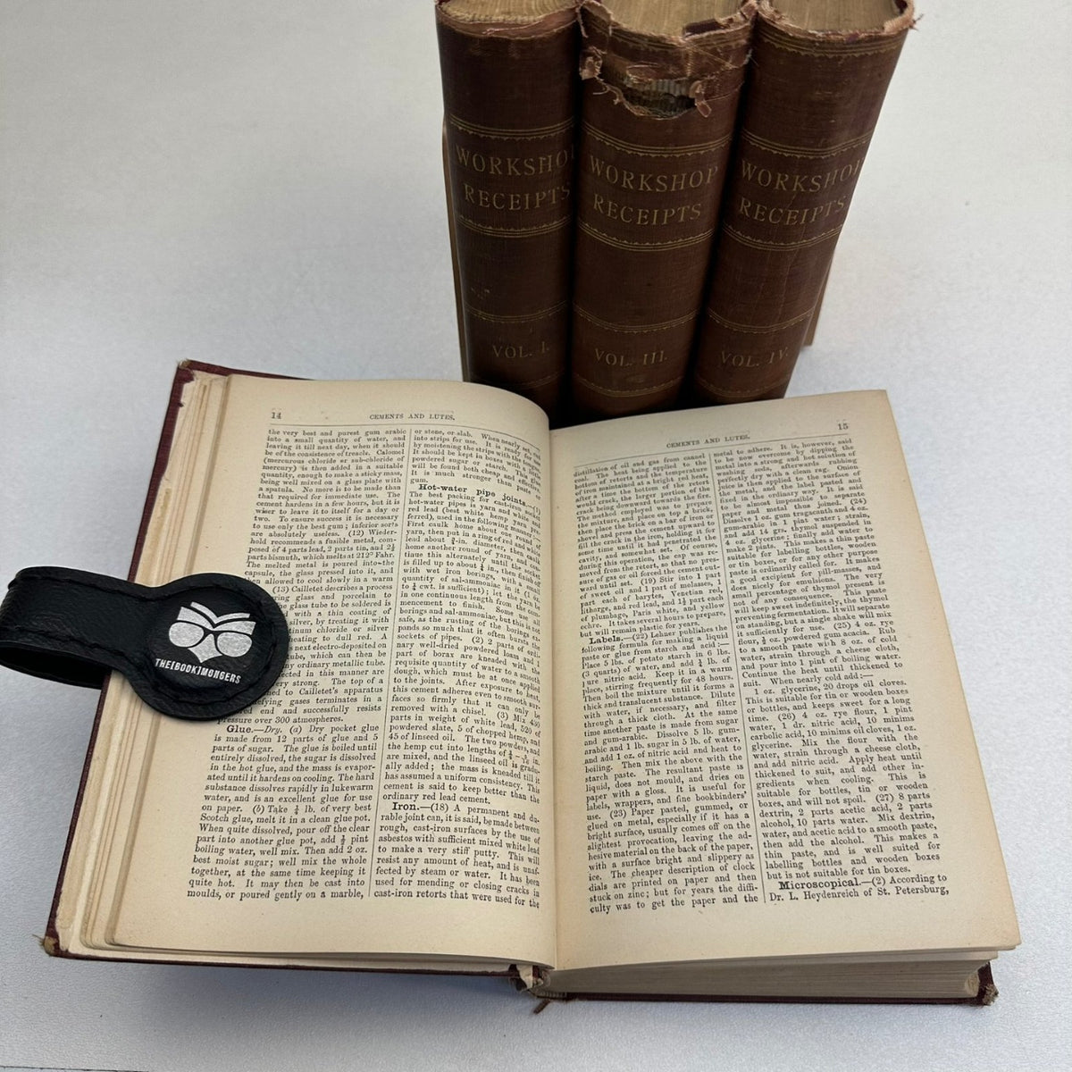 Workshop Receipts 1903 American Library Ed 4 Vol. Set Technical Encyclopaedia