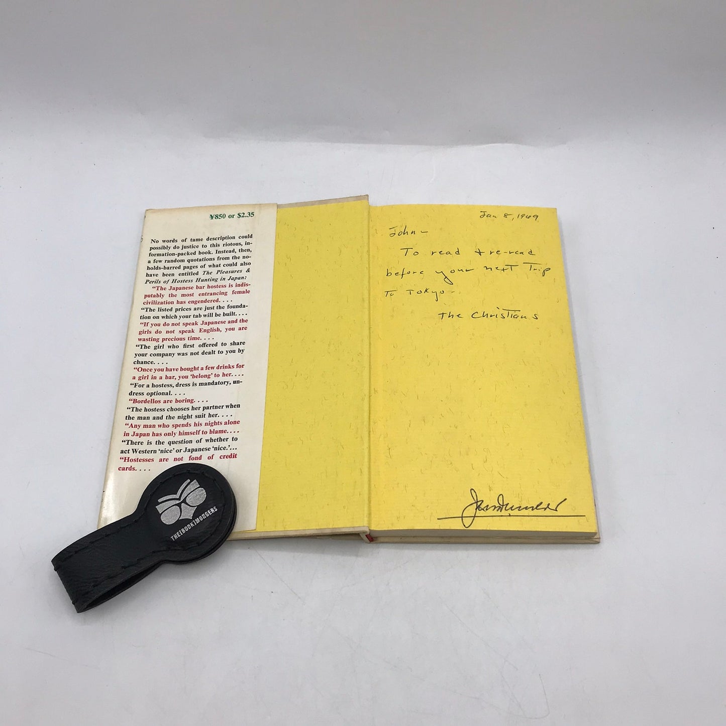 For Men With Yen A Guide to Japanese Hostess Alan Rosenberg William J O Neill