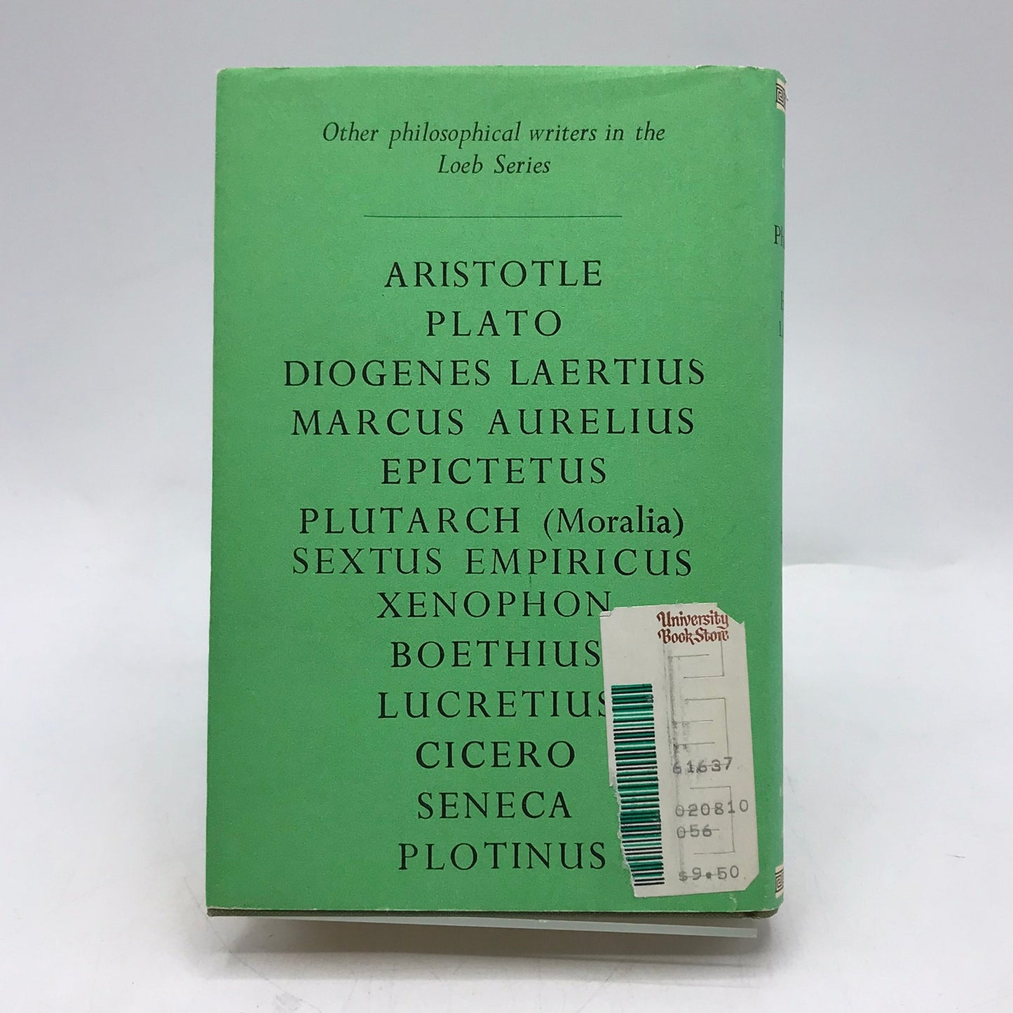 Philostratus and Eunapius The Lives of the Sophists Loeb Classical Library 1968