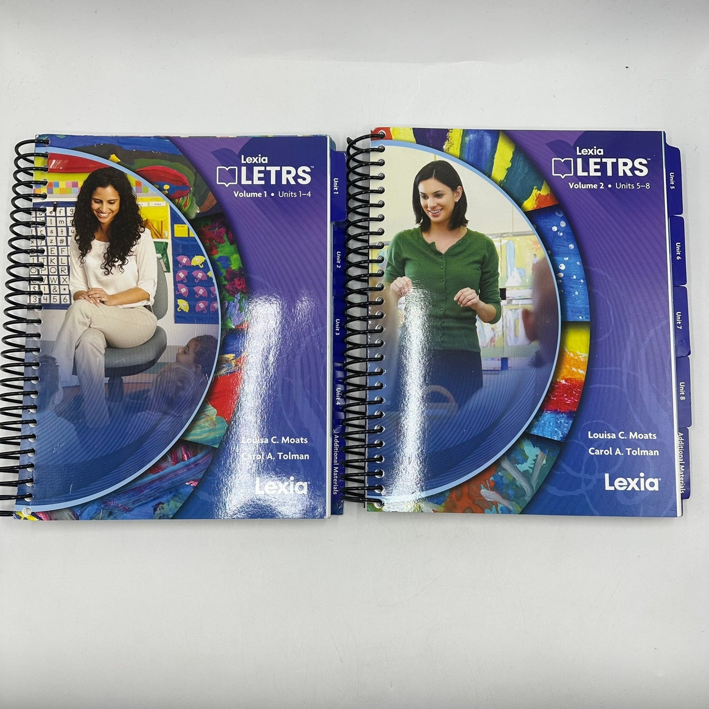 Lexia Letrs Louisa C. Moats and Carol A Tolman Volume 1 and 2 Unit 1-4 and 5-8