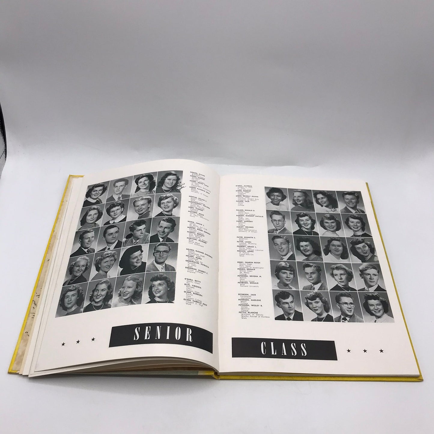 Spectrum Class of 1950 Jefferson High School Yearbook Portland Oregon Genealogy