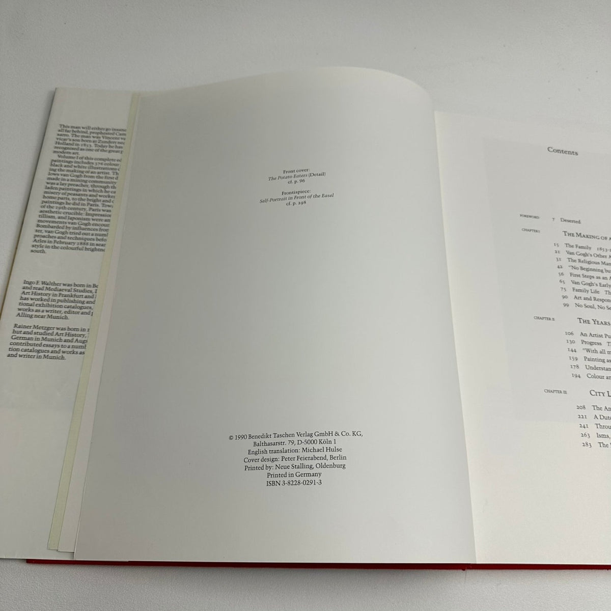Van Gogh Complete Paintings Walther Metzger 1990 2 Volumes Slipcase Art Taschen
