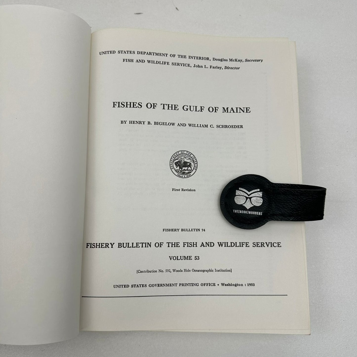 Fishes of the Gulf of Maine Bigelow Schroeder 1953 First Revision Ichthyology