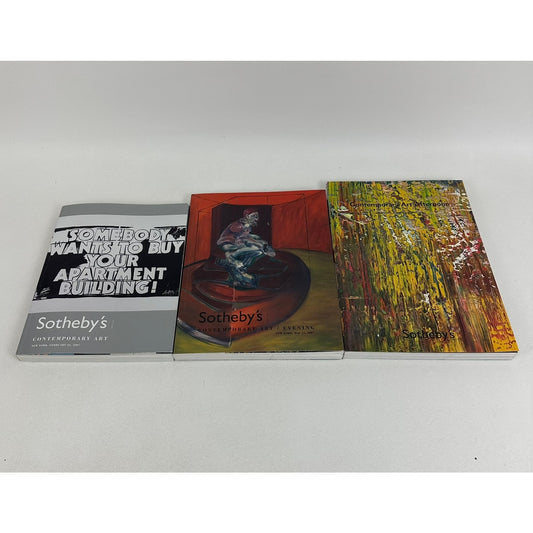 Sothebys Contemporary Art Auction Catalogs Lot of 3 Modern Exhibition Guide 2007