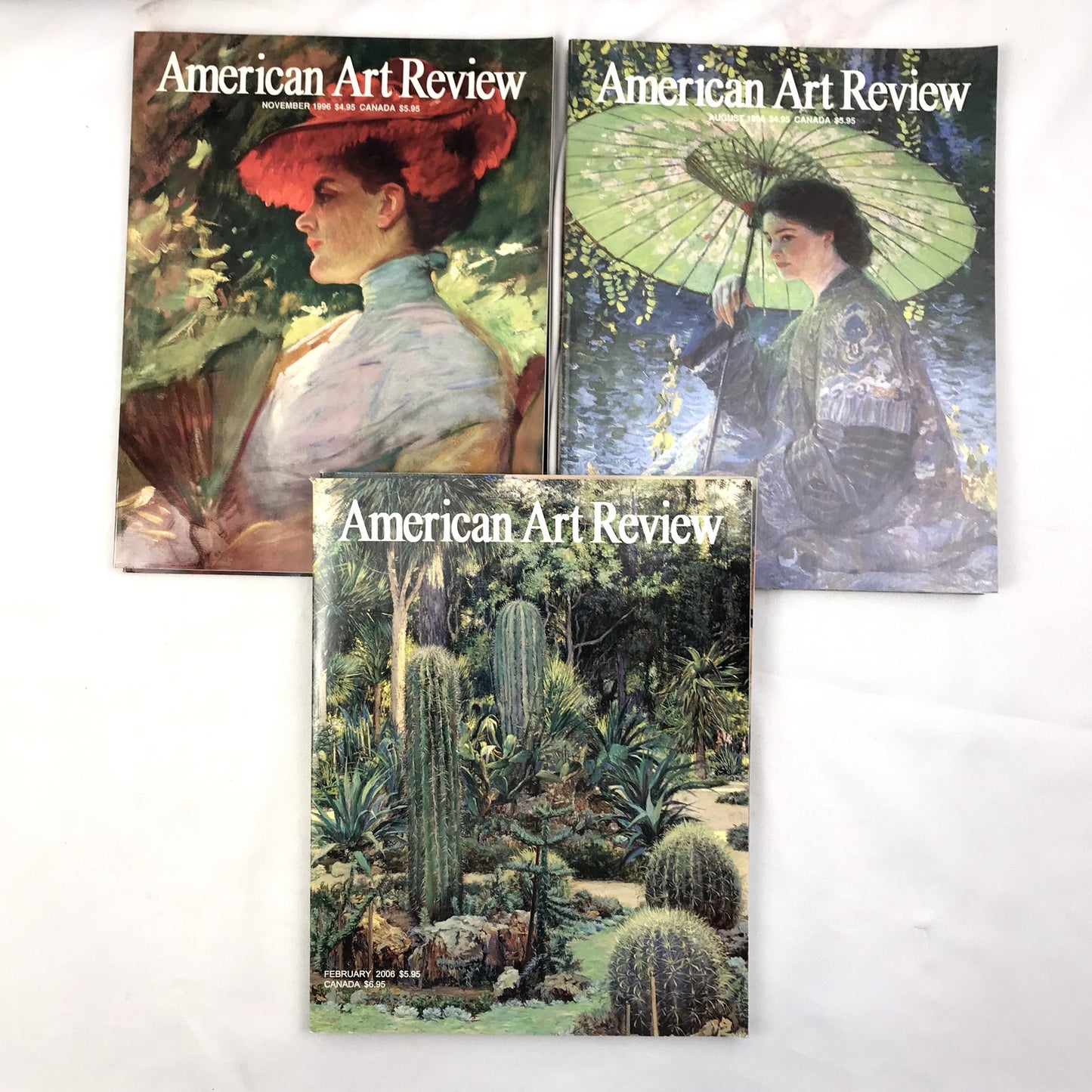 Lot of 6 American Art Review Illustrated Photographic Magazines 1996 & 2006