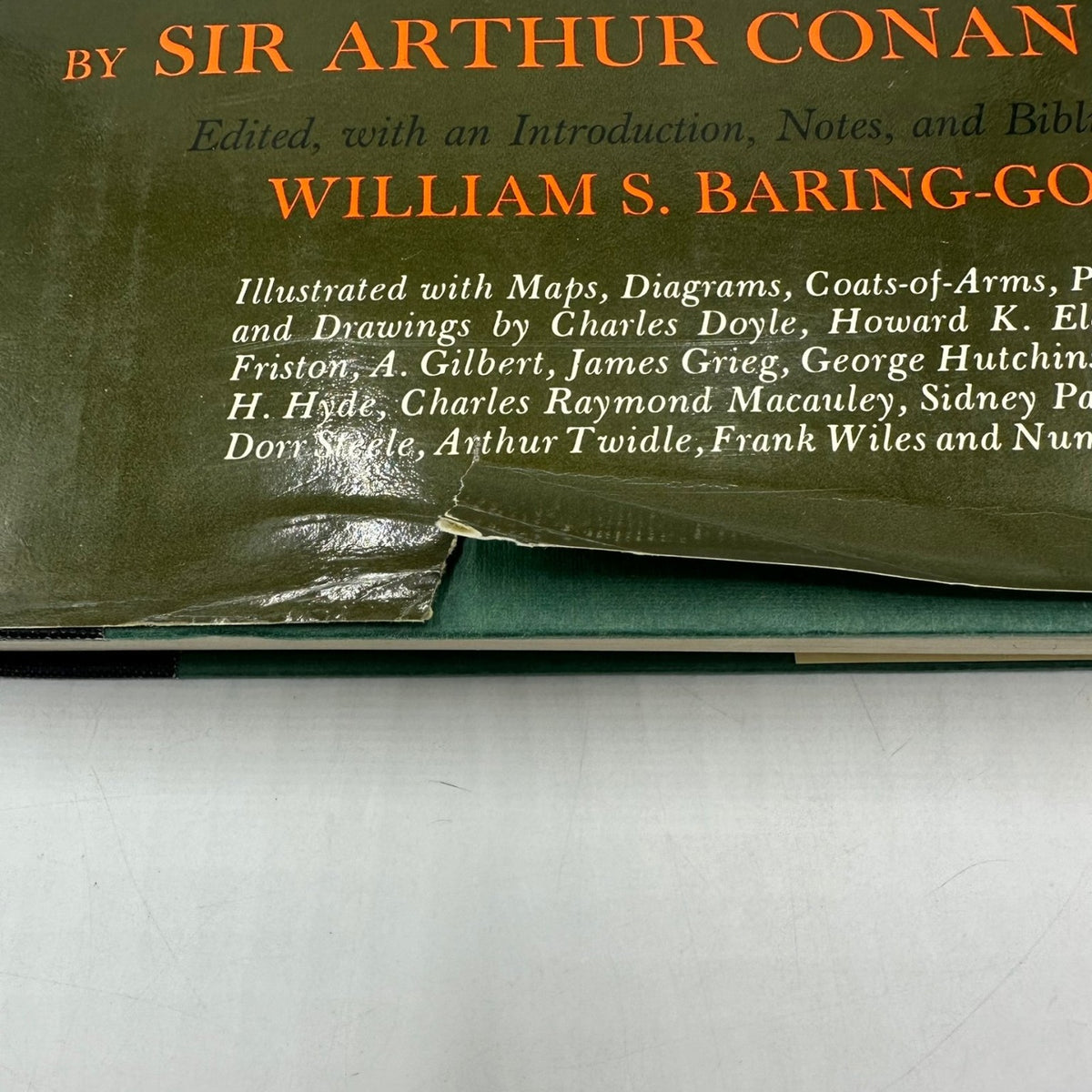 The Annotated Sherlock Holmes Sir Arthur Conan Doyle Vol 1 & 2 1967 Clarkson