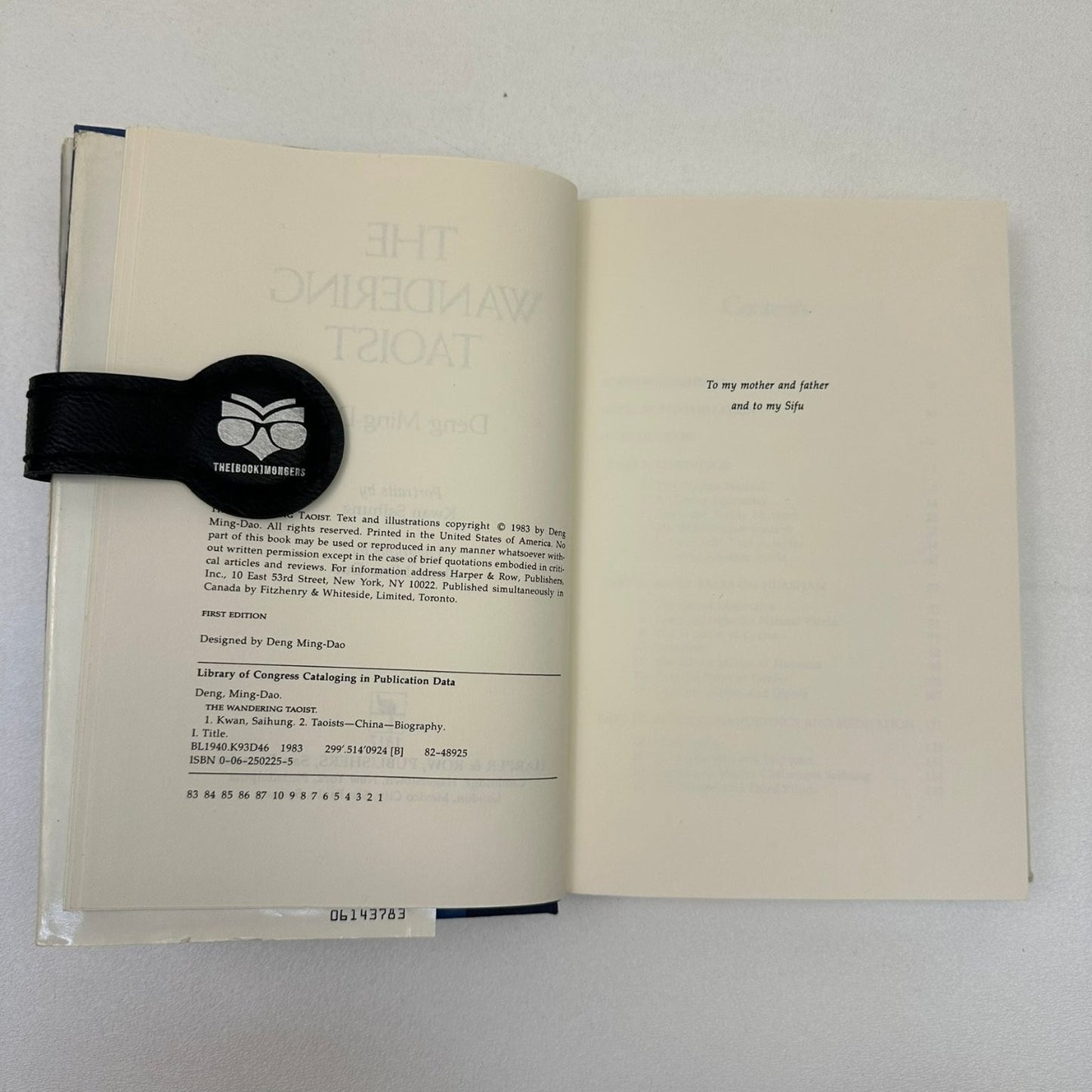 The Wandering Taoist Deng Ming-Dao 1983 First Edition Taoism Biography