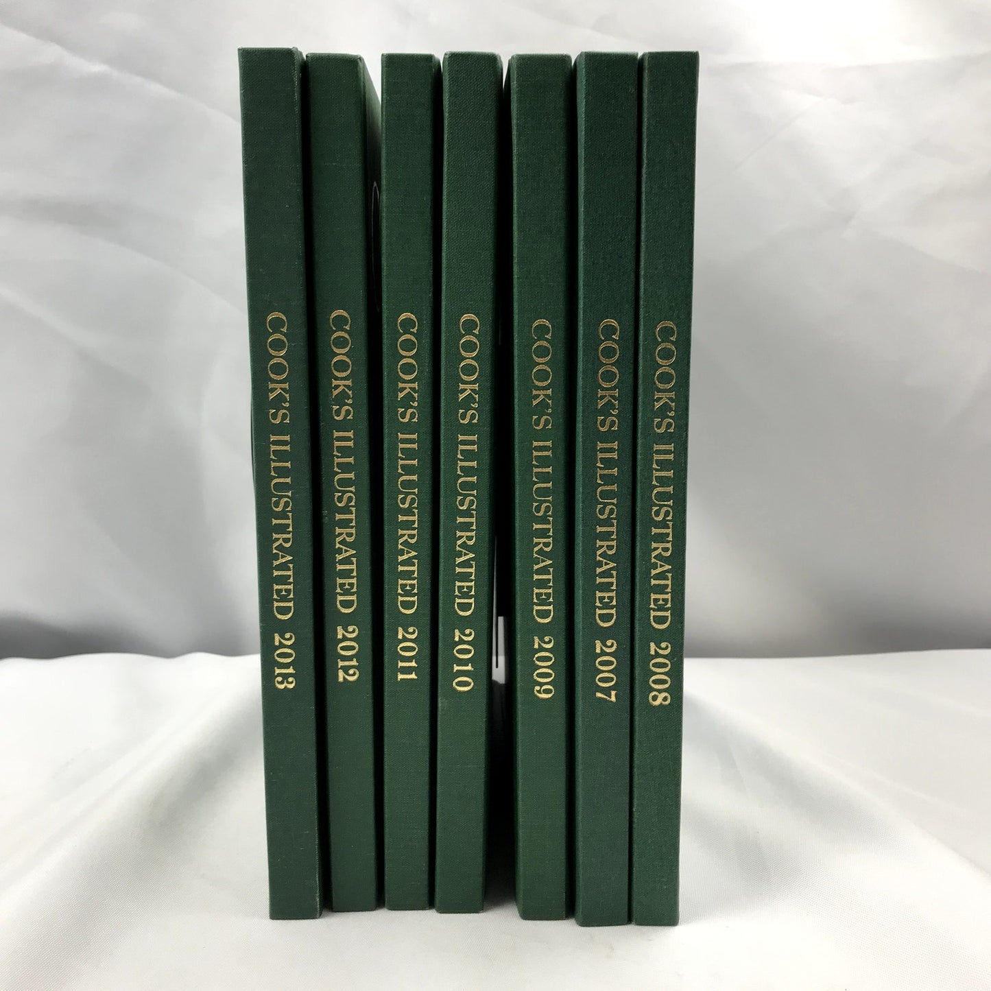 Lot of 7 Cook's Illustrated 2007-13 Hardcover Books by America's Test Kitchen