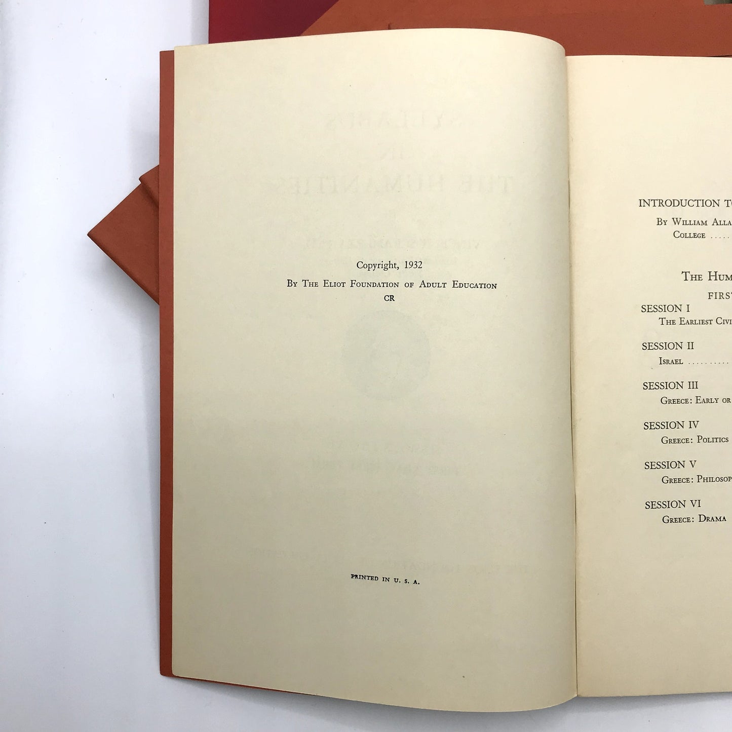 Eliot Foundation of Adult Education Complete Paperback Book Set in Slipcase 1932