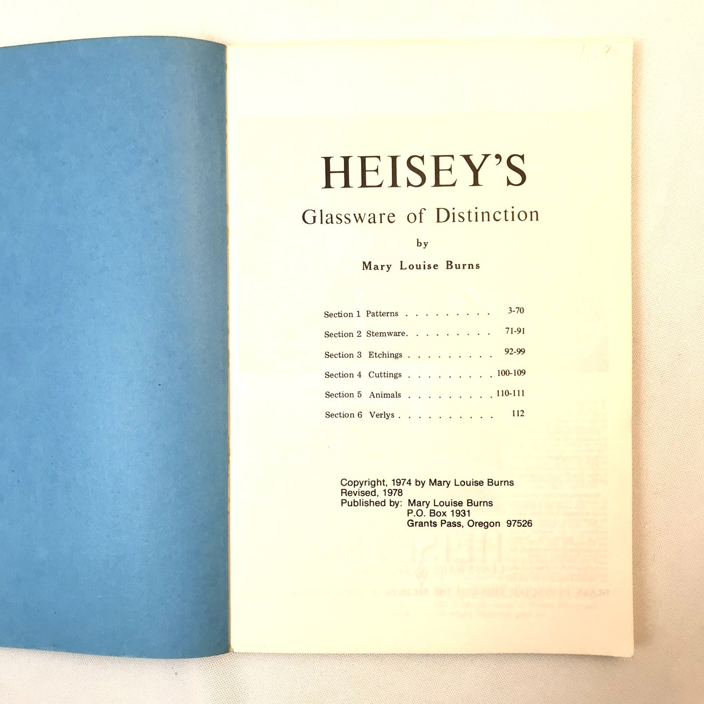 Heisey's Glassware of Distinction & Heisey Animals Books I & II 1970's Set of 3