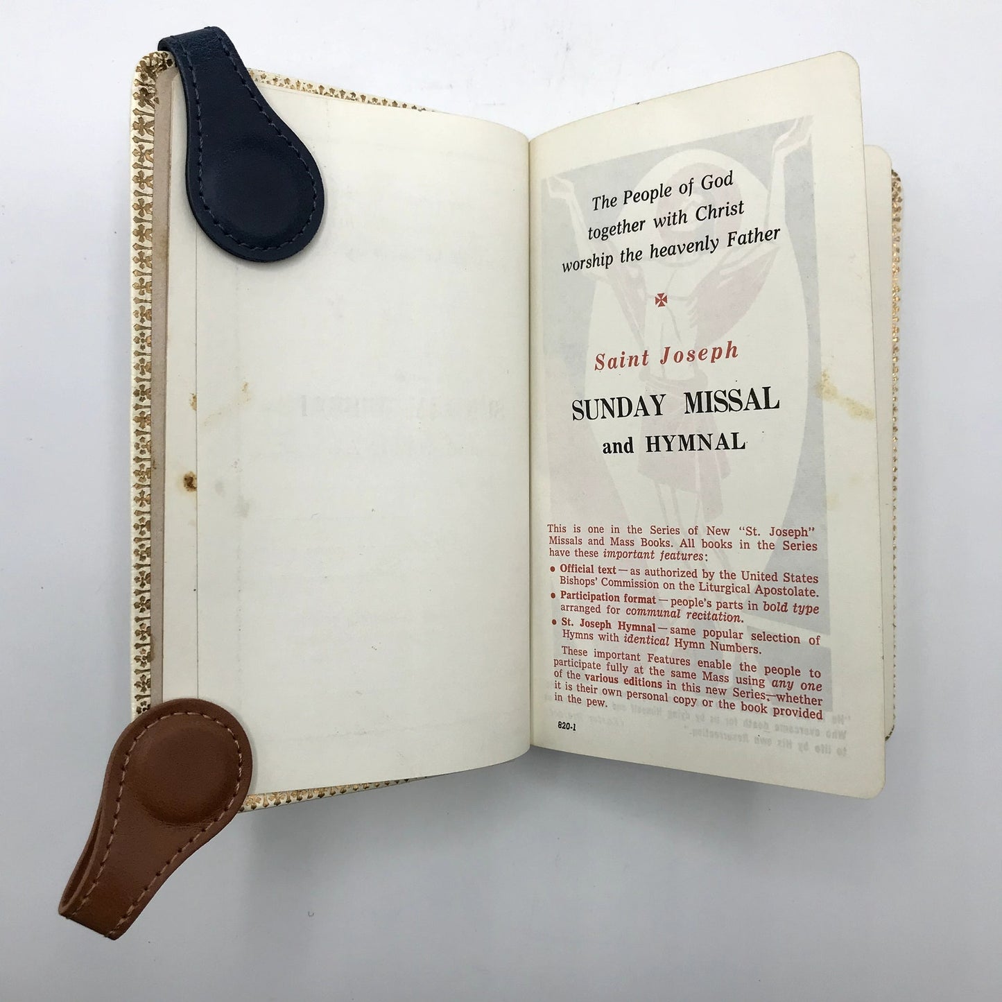 Saint Joseph Sunday Missal and Hymnal Softcover Book by Isabel V. Flynn 1956