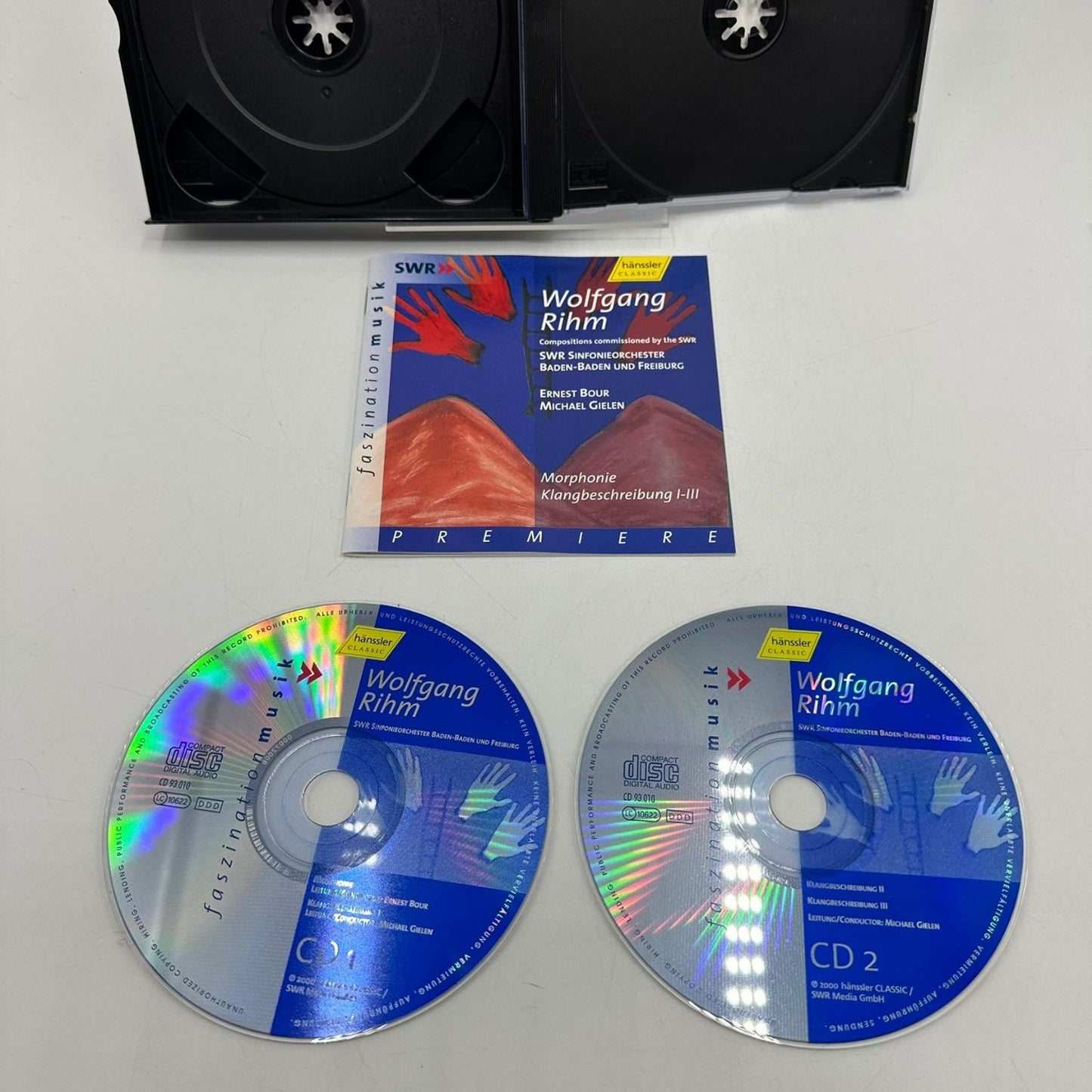 Wolfgang Rihm – Morphonie Klangbeschreibung 2 CDs 2000 Contemporary Classical