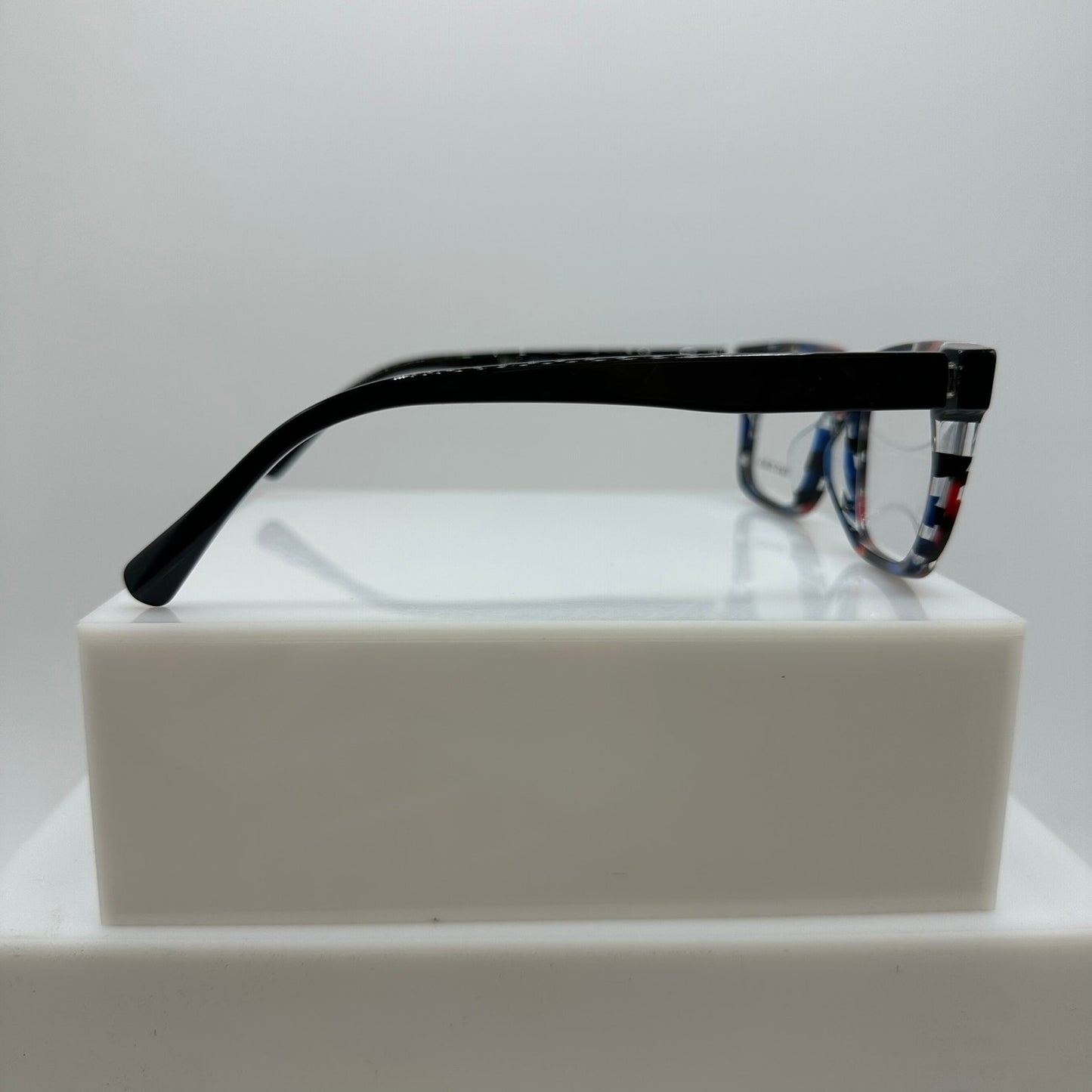 Alain Mikli Odon A03112 006 Havana Blue Red Crystal Noir Unisex Frame 55-17-145