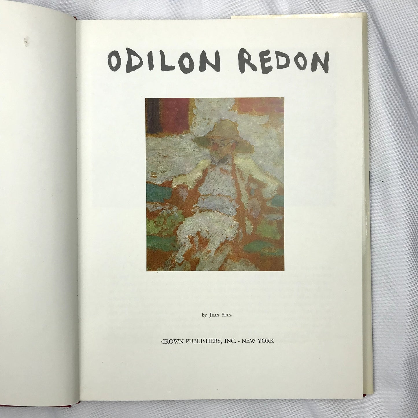 Odilon Redon Hardcover Illustrated Art Book by Jean Seiz 1979 Bonfini Press