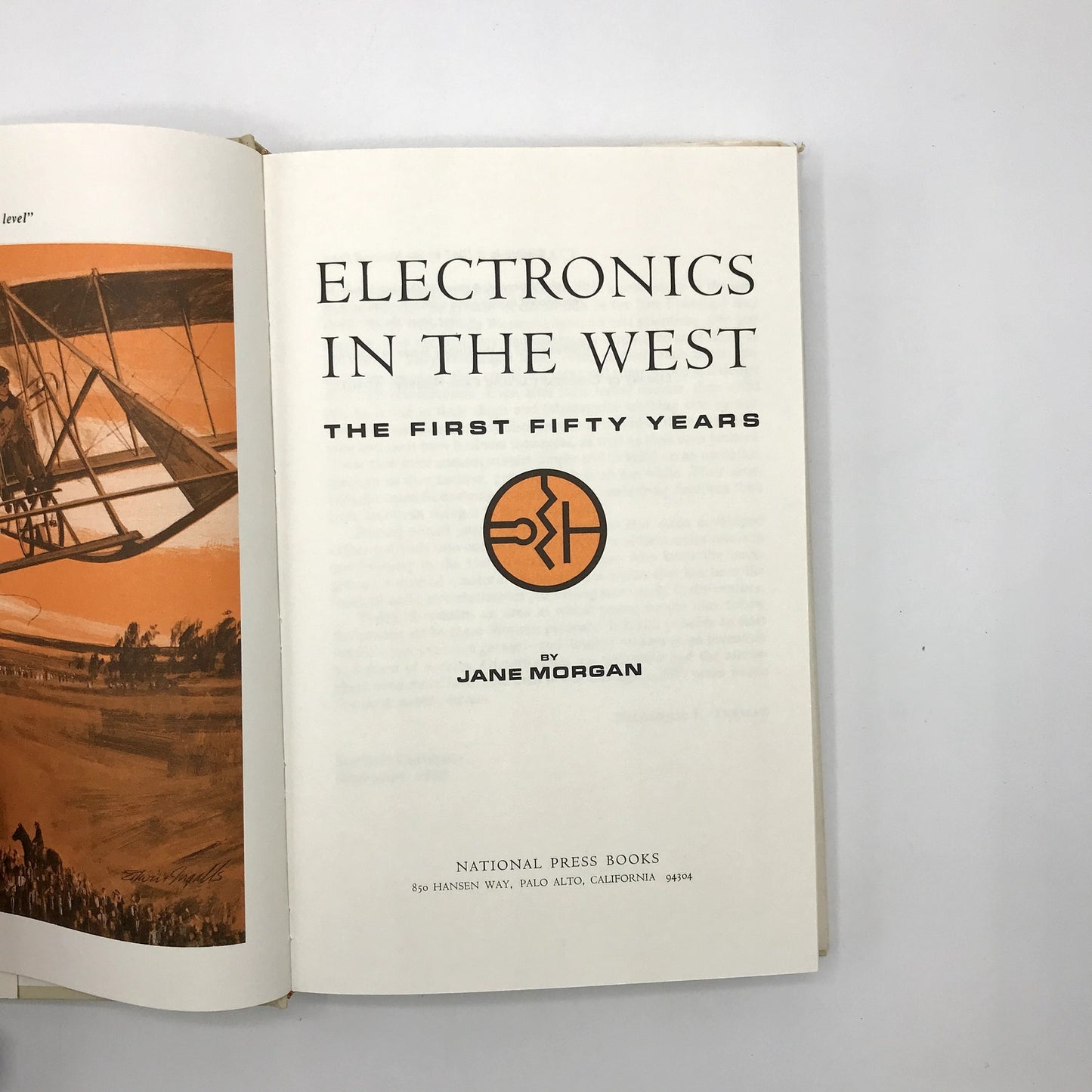 Electronics in the West First Fifty Years Jane Morgan Technology History 1967