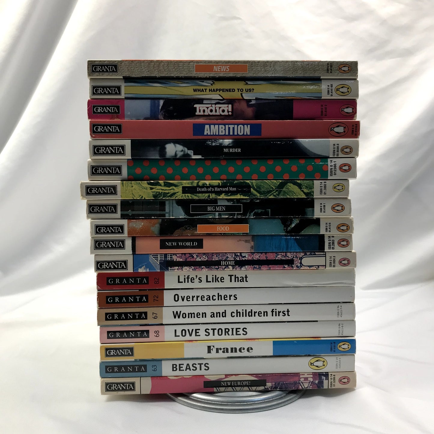 Granta Issues Lot of 18 Various Titles Paperback Books Adult's Multi Genre