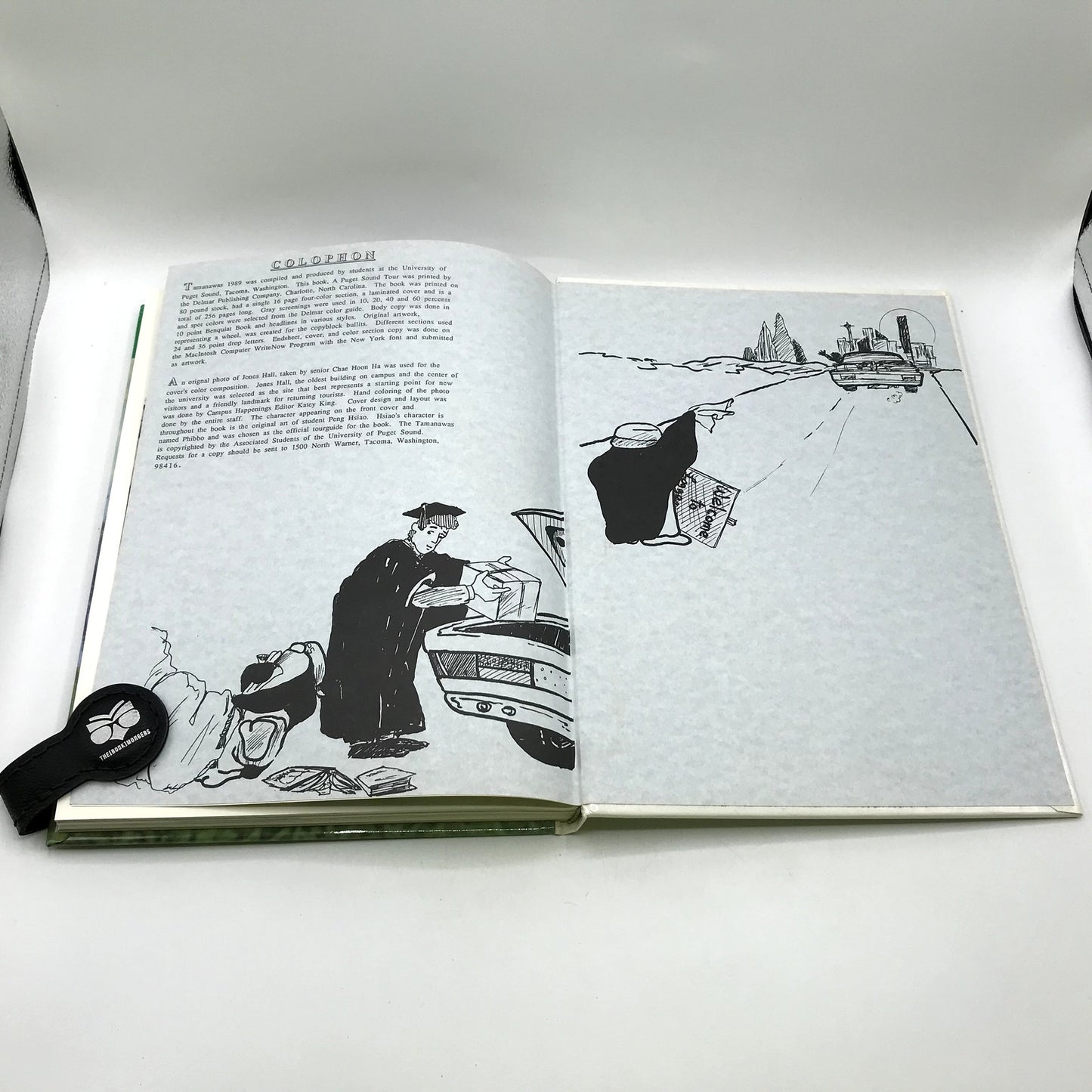 Tamanawas Volume 70 Yearbook Puget Sound College Illustrated Hardcover 1988-89