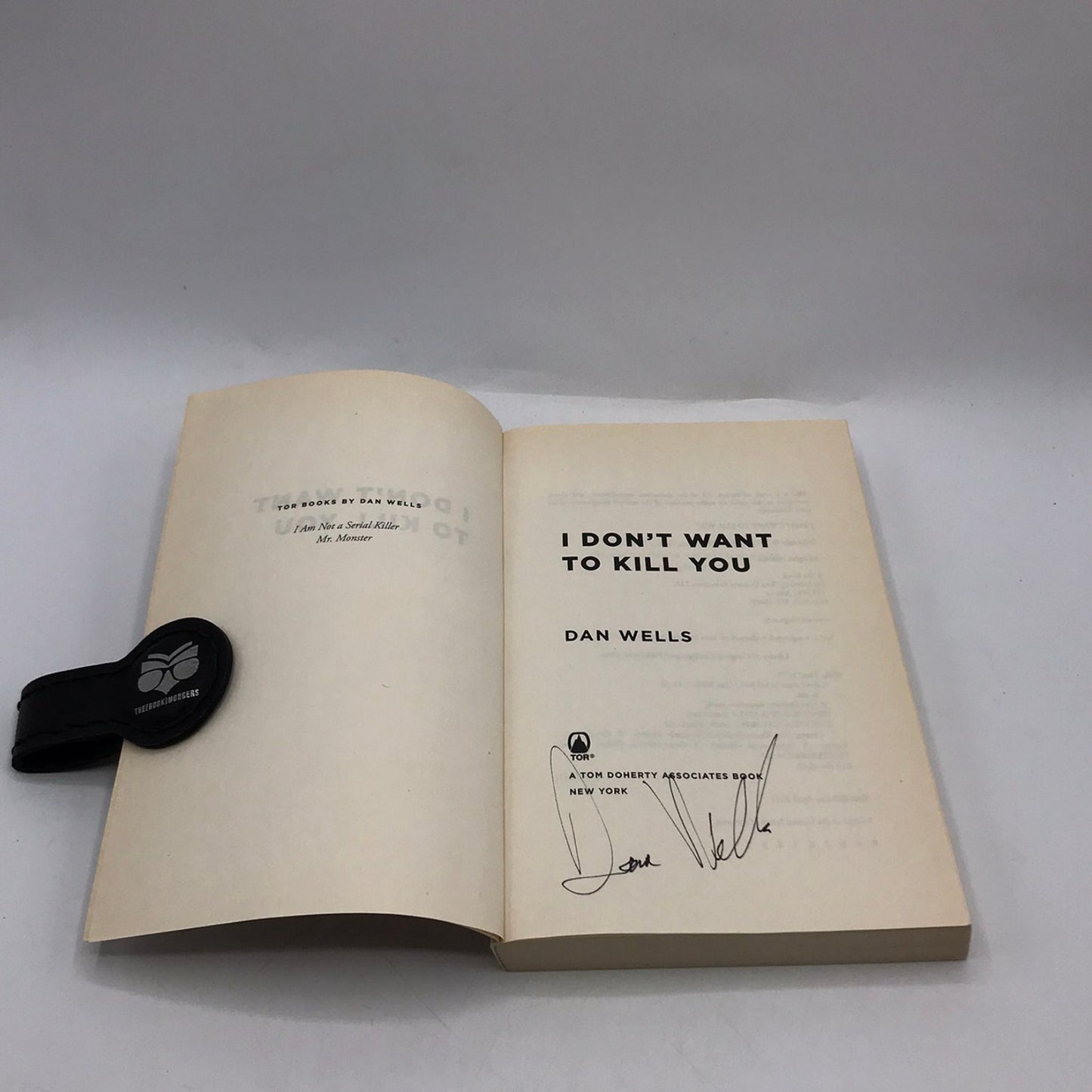 I Dont Want to Kill You Dan Wells SIGNED Supernatural Mystery Fantasy Thriller