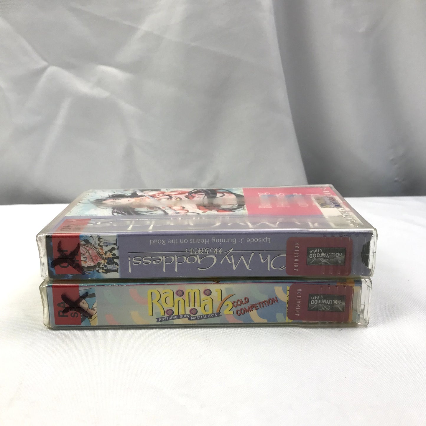 Ranma 1/2 Anything Goes Vol 5 & Oh My Goddess Episode 3 Lot of 2 Anime VHS Tapes