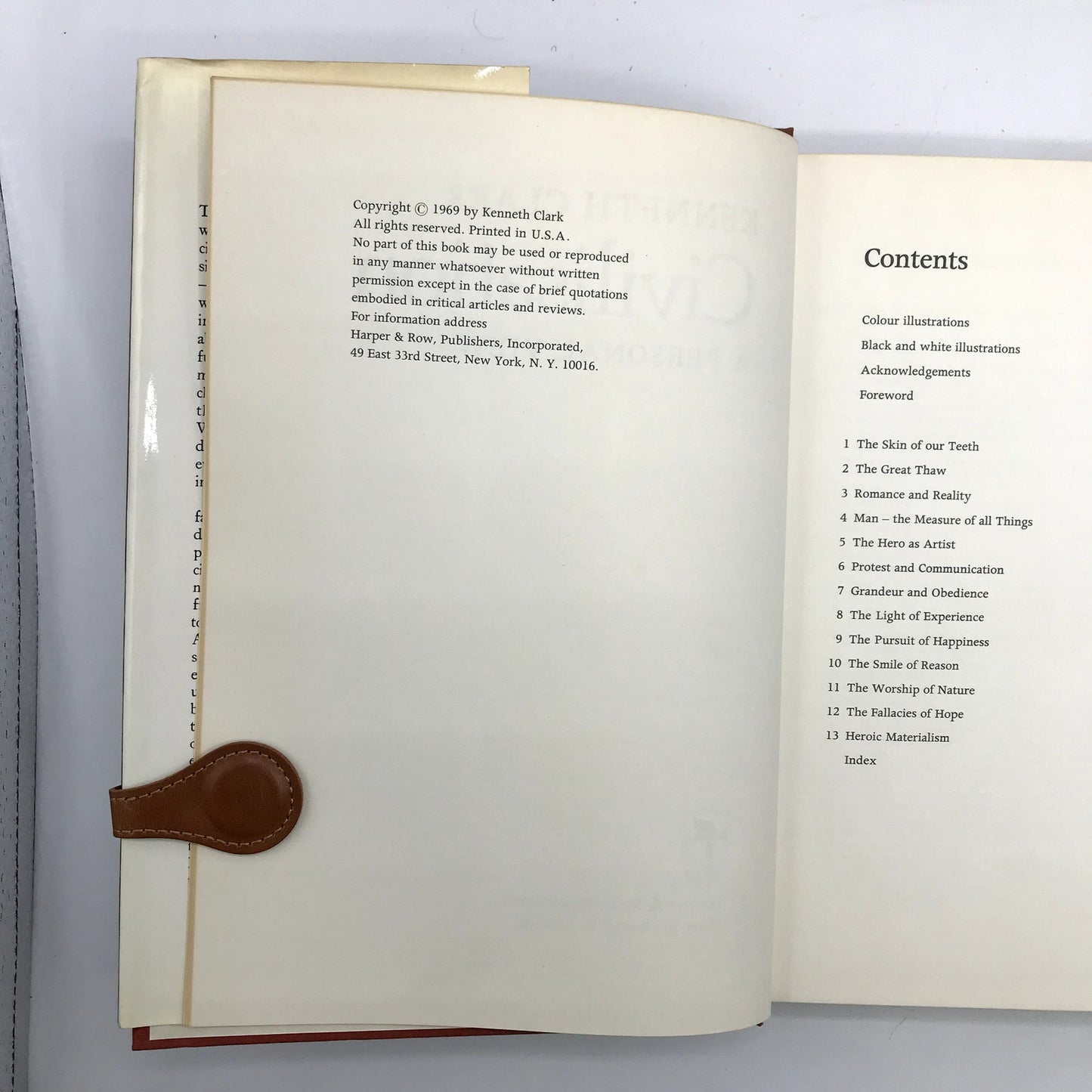 Civilisation: A Personal View by Kenneth Clark Hardcover History Book 1969