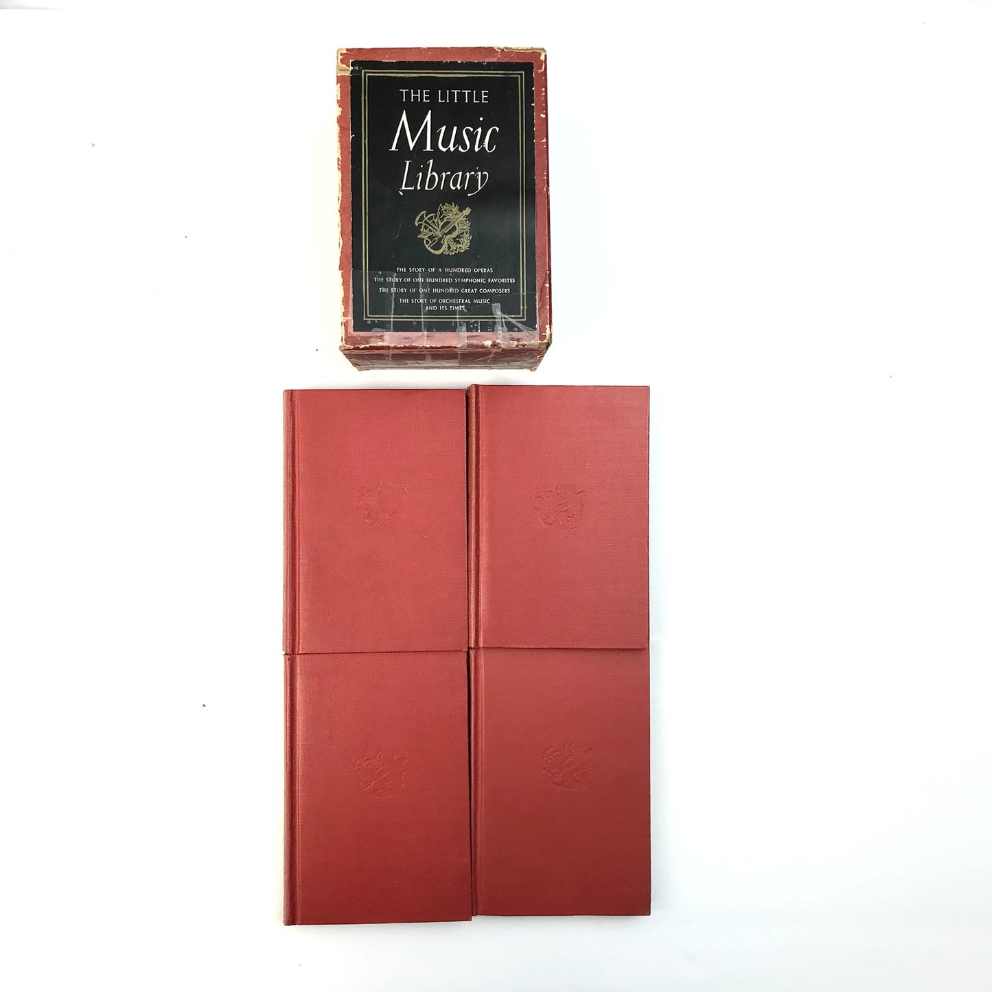 The Little Music Library Box Set by Helen L. Kaufman 1943 (4 Hardcover Books)