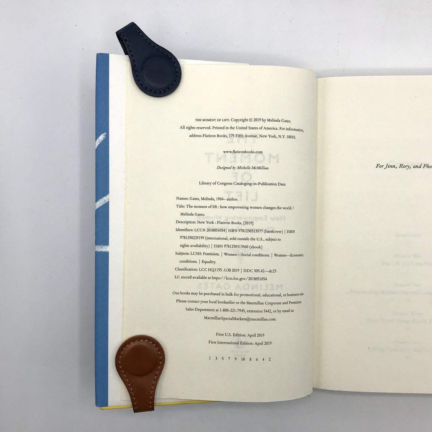 The Moment of Lift: How Empowering Women Changes the World Signed Melinda Gates