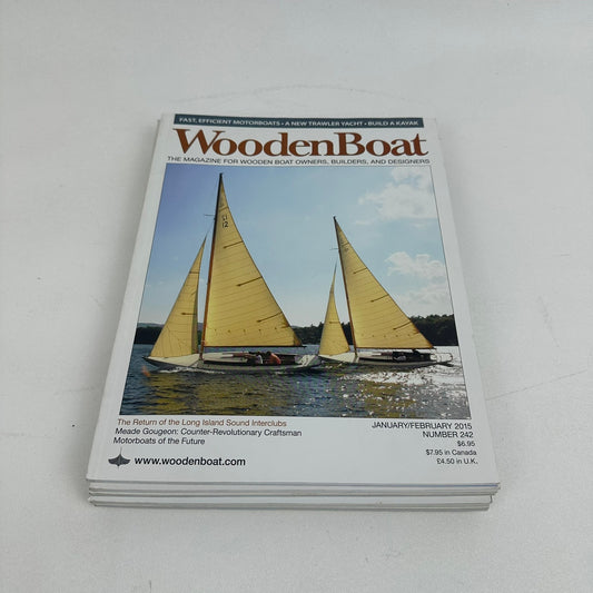 WoodenBoat Magazine 6 Issues 2015 Complete Year Nautical Boating Sailing Hobbies