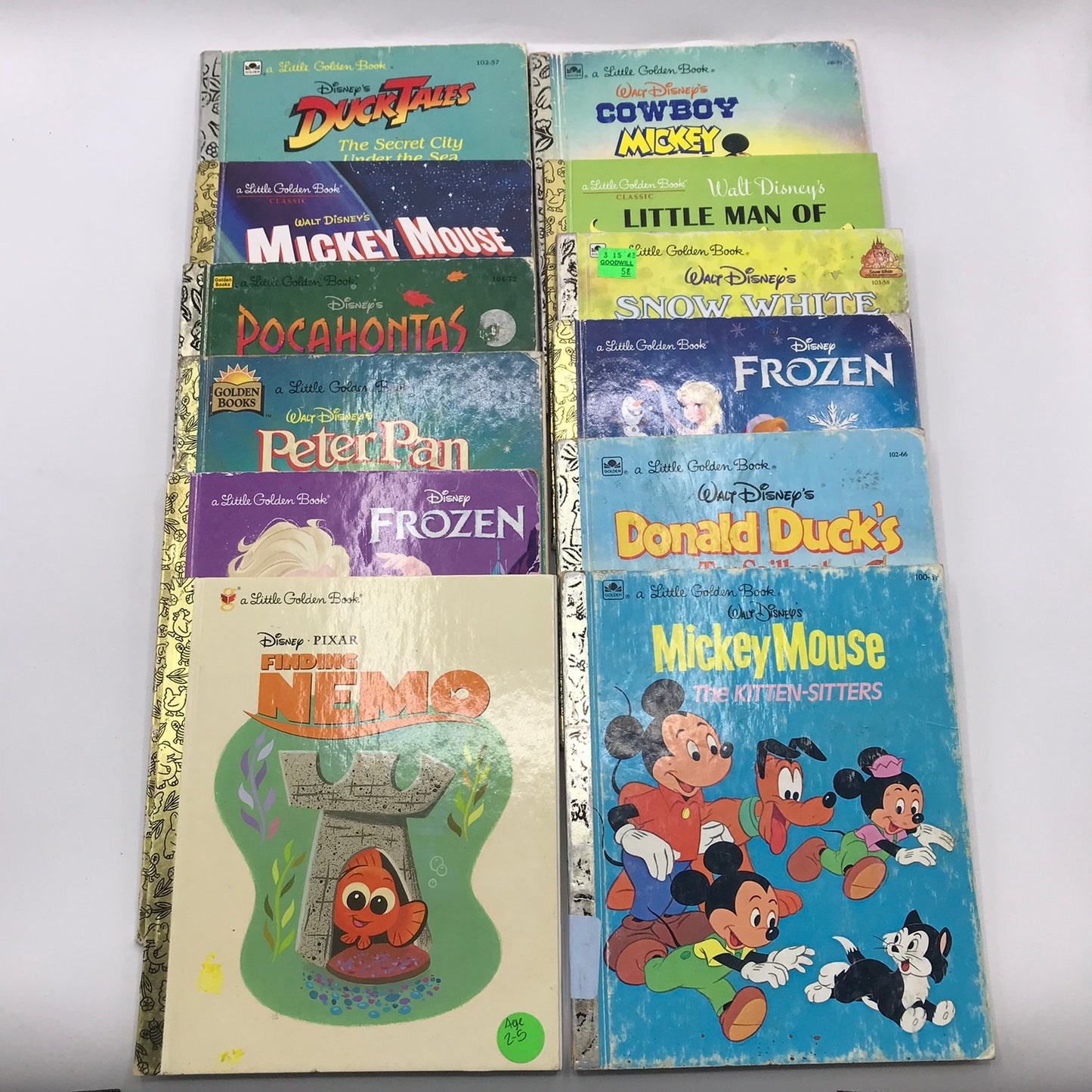 Walt Disney Little Golden Books Lot of 40 Childrens Fairy Tale Fantasy Adventure