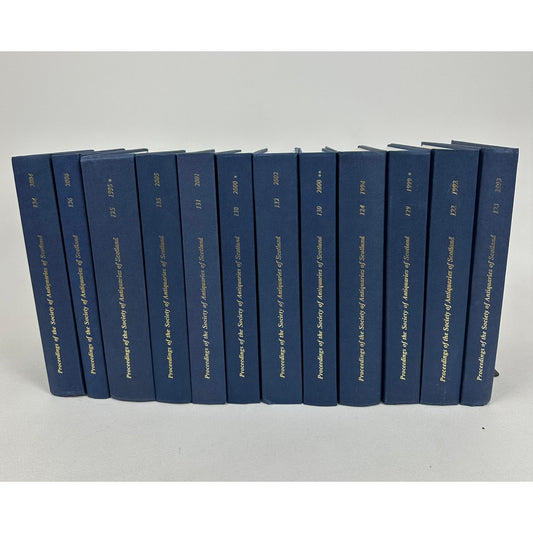 Proceedings of the Society of Antiquaries of Scotland 12 Volumes History Culture