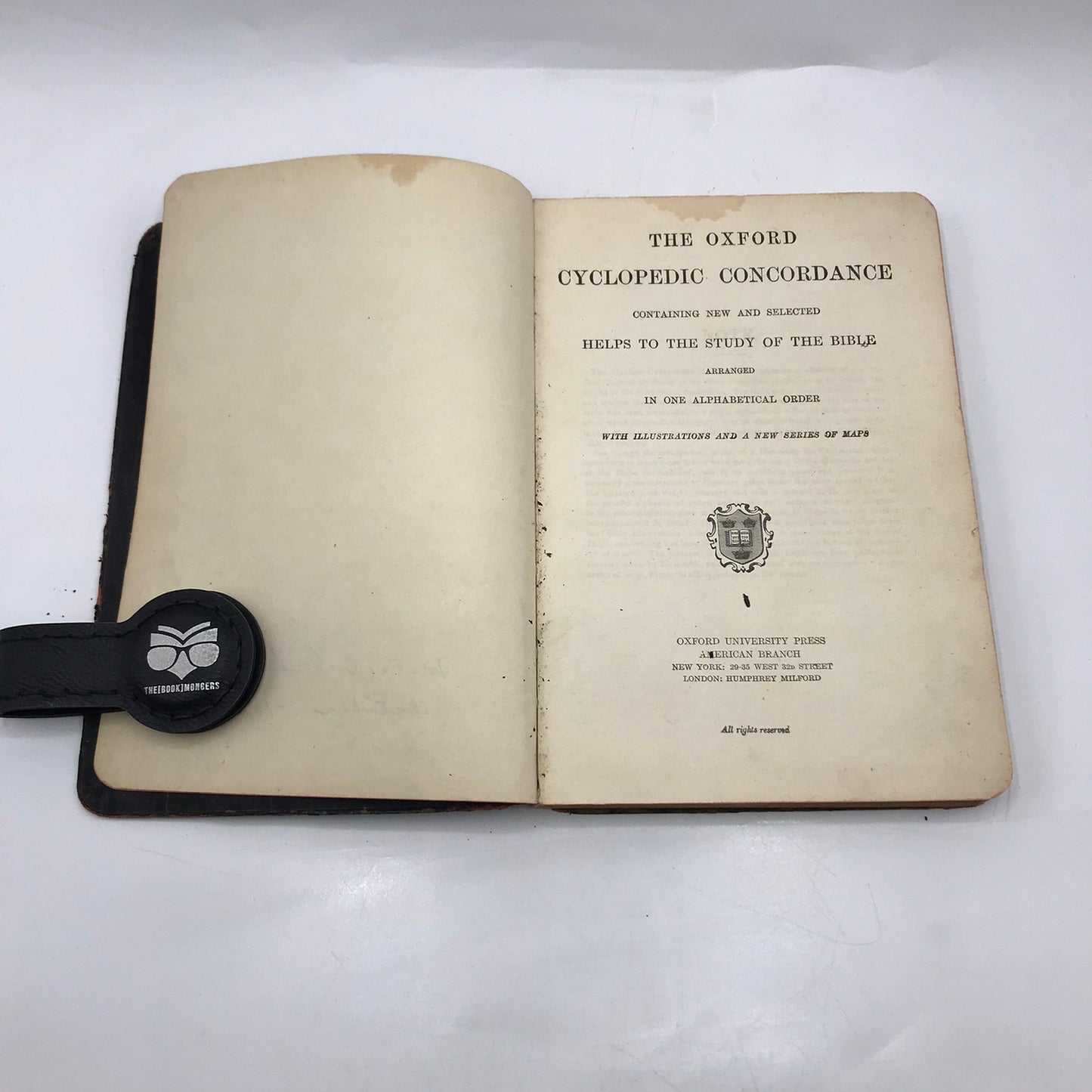 Oxford Cyclopedic Concordance Religious Bible Studies Theological Reference 1903