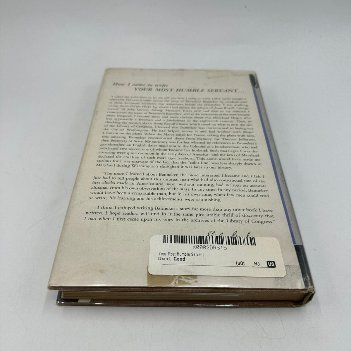 Your Most Humble Servant Shirley Graham 1949 Biography Benjamin Banneker Messner
