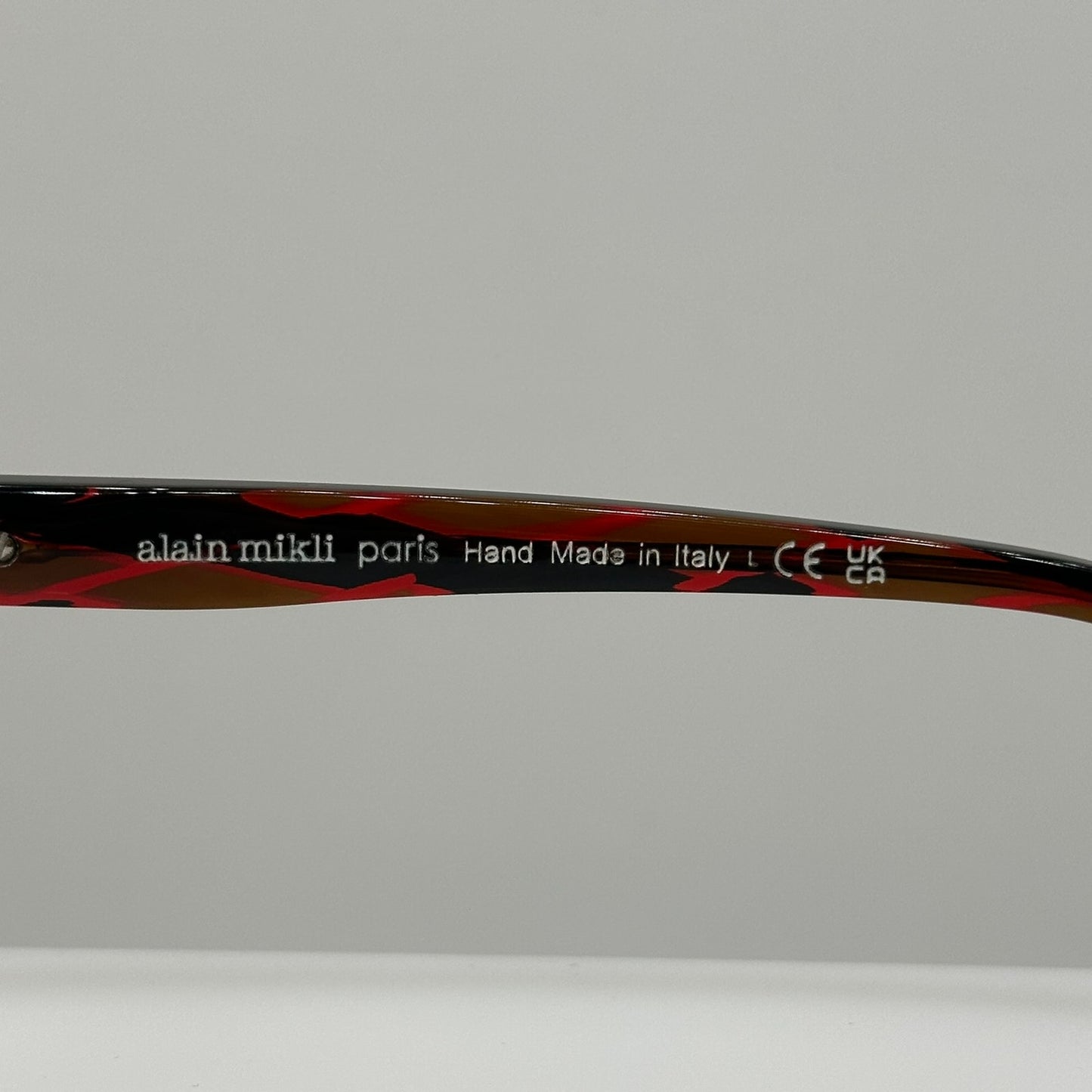 Alain Mikli Hadrien A03120 006 Red Rhombus Men Rectangular Frames 55-17-145