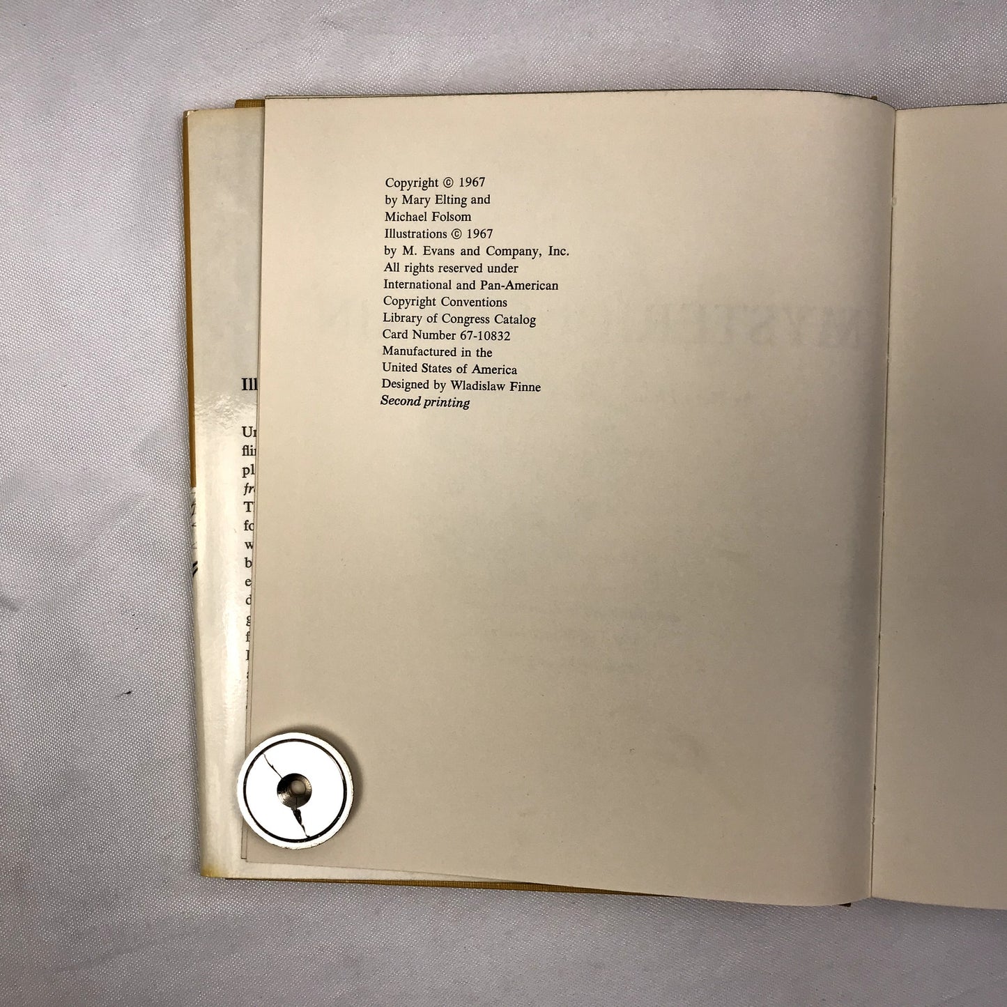 Mysterious Grain Hardcover Illustrated Book Mary Elting & Michael Folsom 1967