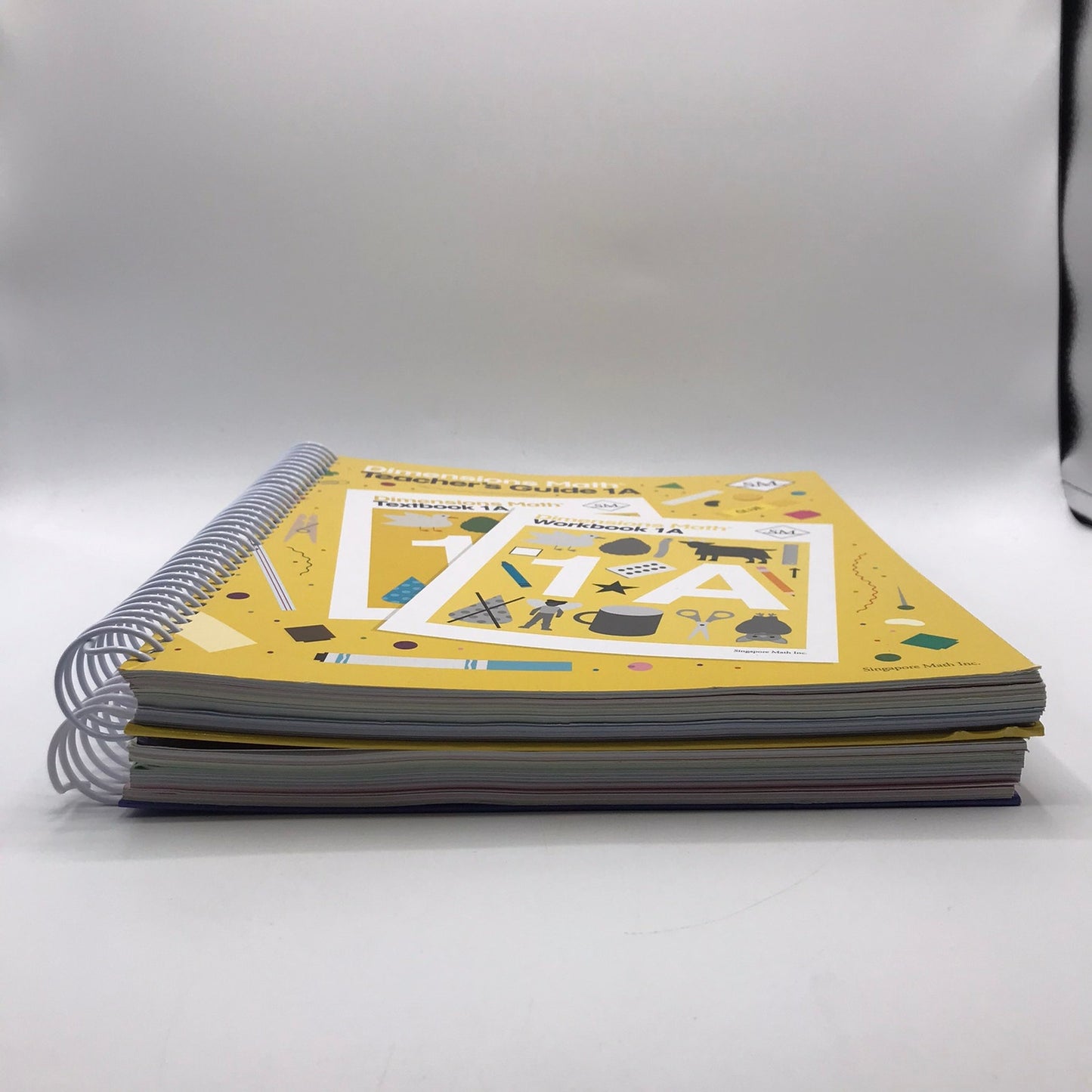 Dimensions Math 1A & 1B Teacher's Guides Only Spiral Bound by Singapore Math Inc