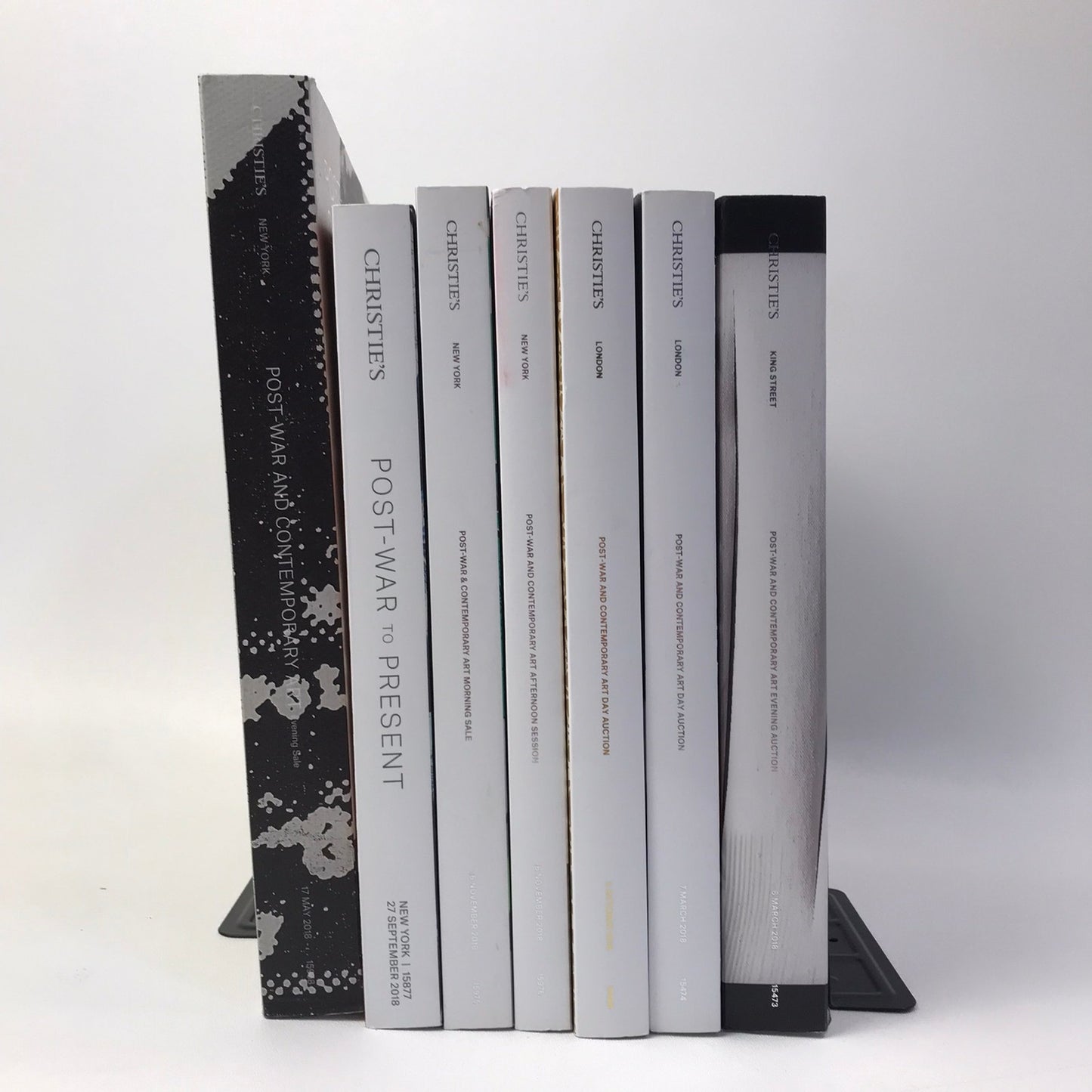 Christies Art Auction Catalogs Lot of 7 Warhol Koons Kawara Contemporary 2018