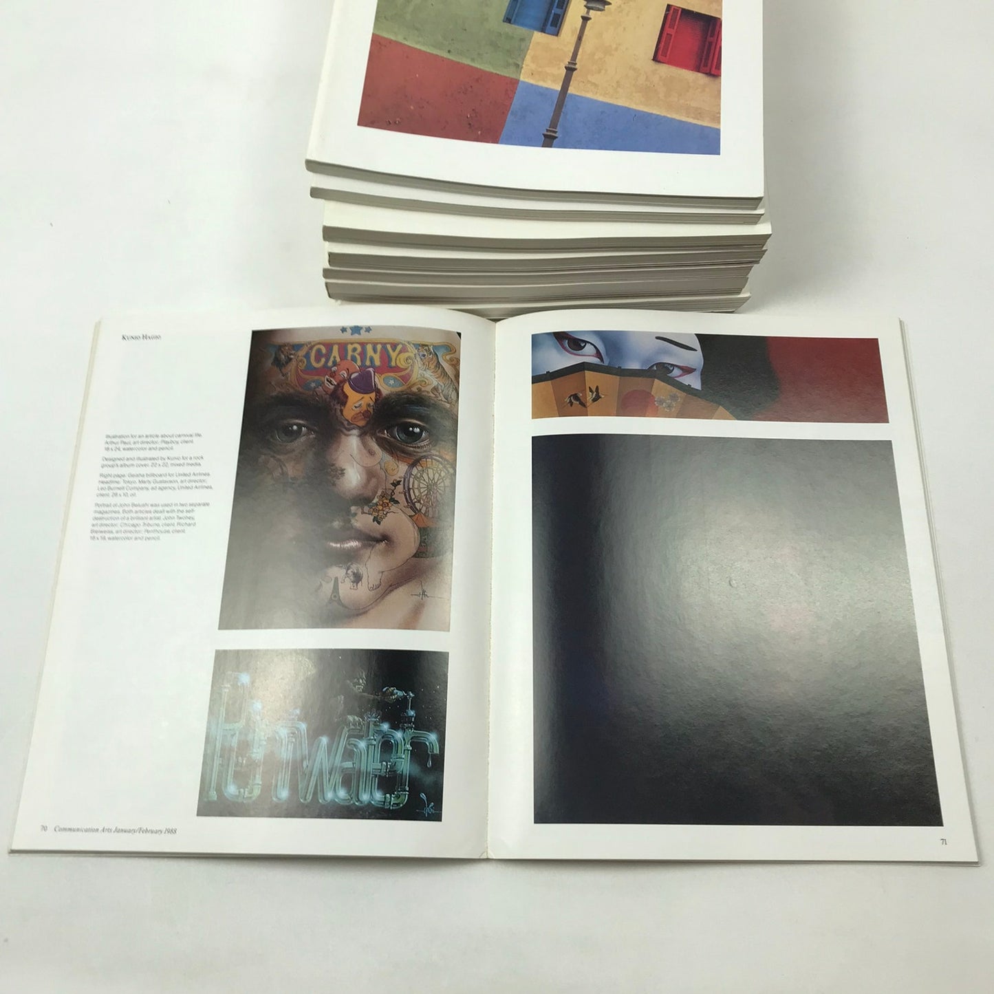 Communication Arts Magazine Complete 1988 Set of 8 Issues Visual Art Photography