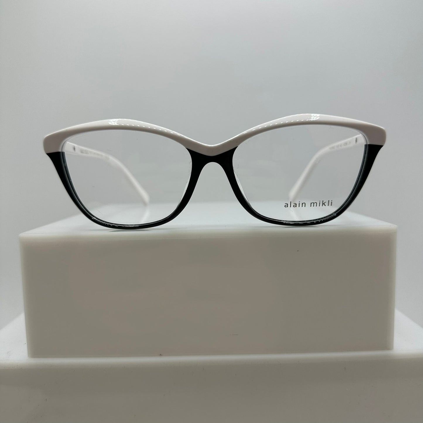 Alain Mikli Cleophee 2 A03154 004 Noir Milky White Black Womens Frames 54-15-140