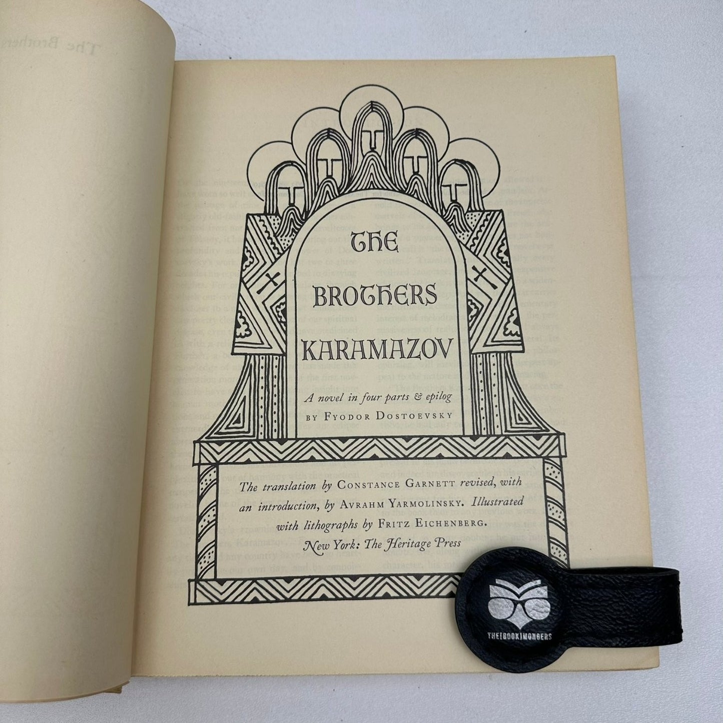 The Brothers Karamazov Dostoevsky 1949 Heritage Press Illustrated Classic