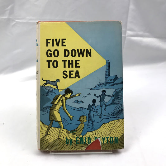 Five Go Down to the Sea First Edition Illustrated Hardcover by Enid Blyton 1961