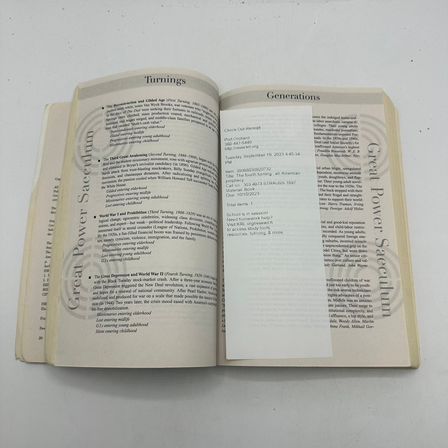 Fourth Turning An American Prophecy William Strauss Neil Howe Political Science