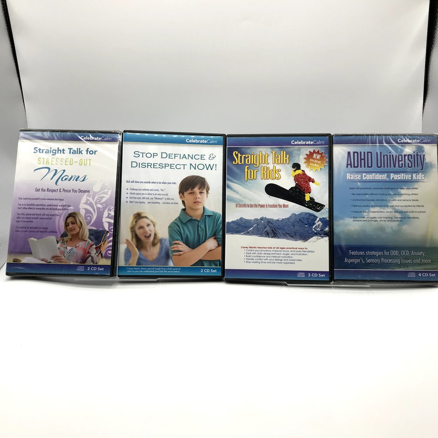 Celebrate Calm Lot of 8 DVDs Parenting Techniques Behavior Management Strategies