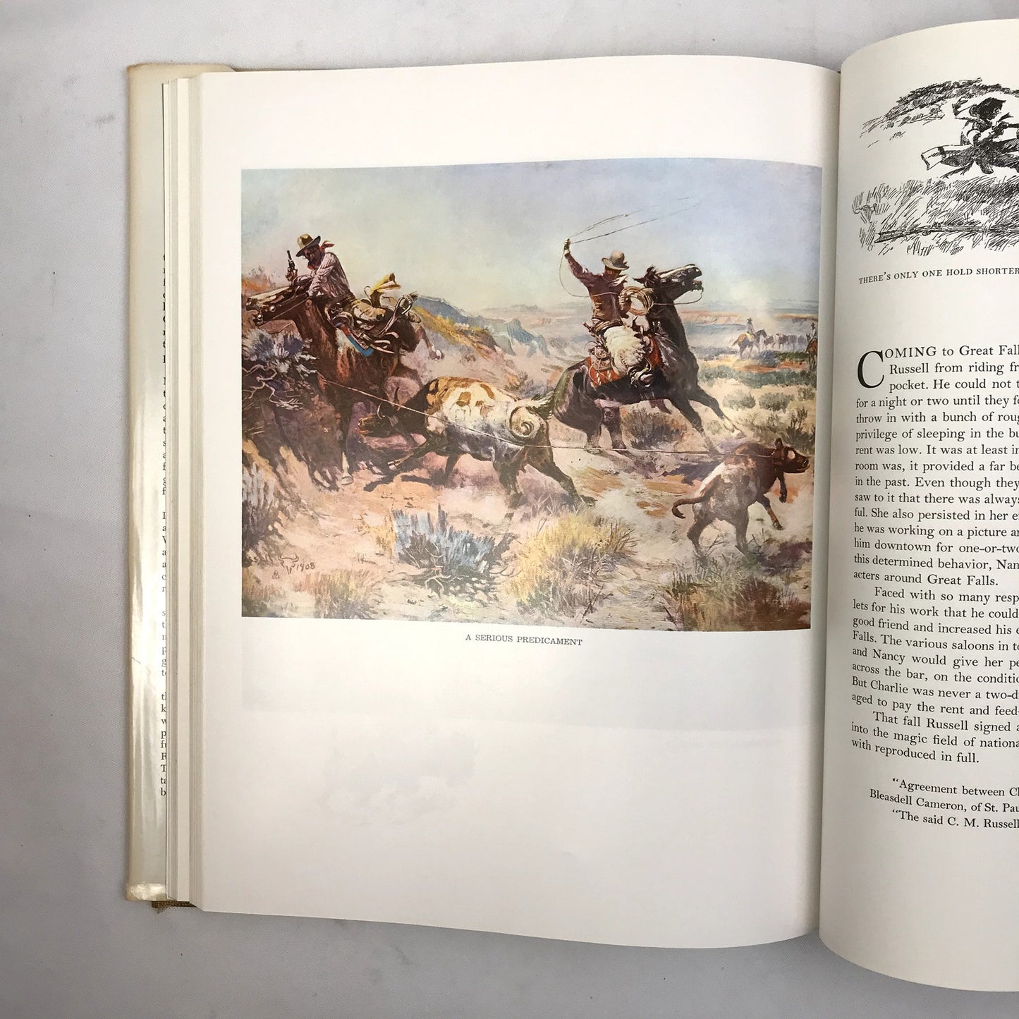 The Charles M. Russell Book Illustrated Hardcover by Harold McCracken 1957