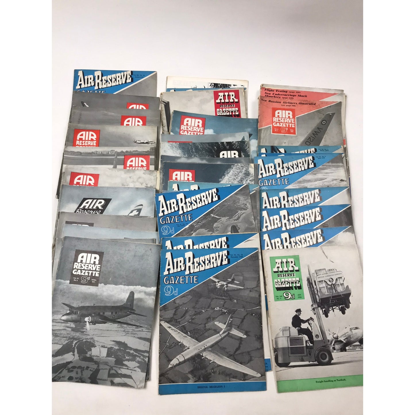 Air Reserve Gazette Aviation Magazine 45 Issues Military History Operation 1940s
