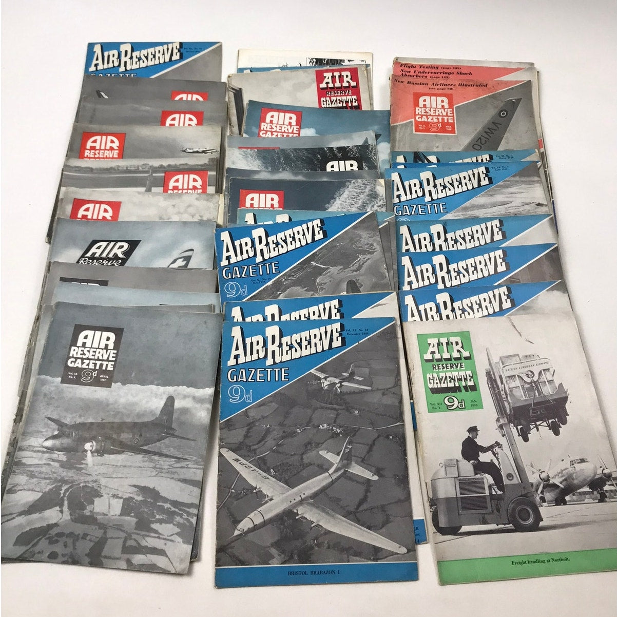 Air Reserve Gazette Aviation Magazine 45 Issues Military History Operation 1940s
